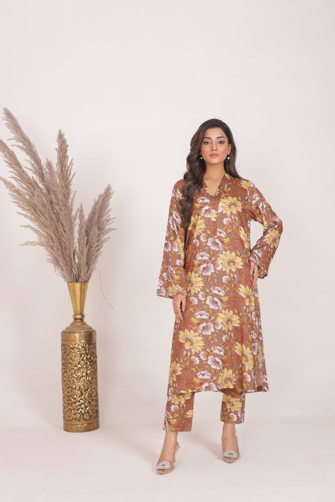 2 PIECE – PRINTED SHIRT TROUSER - Looks by Bia