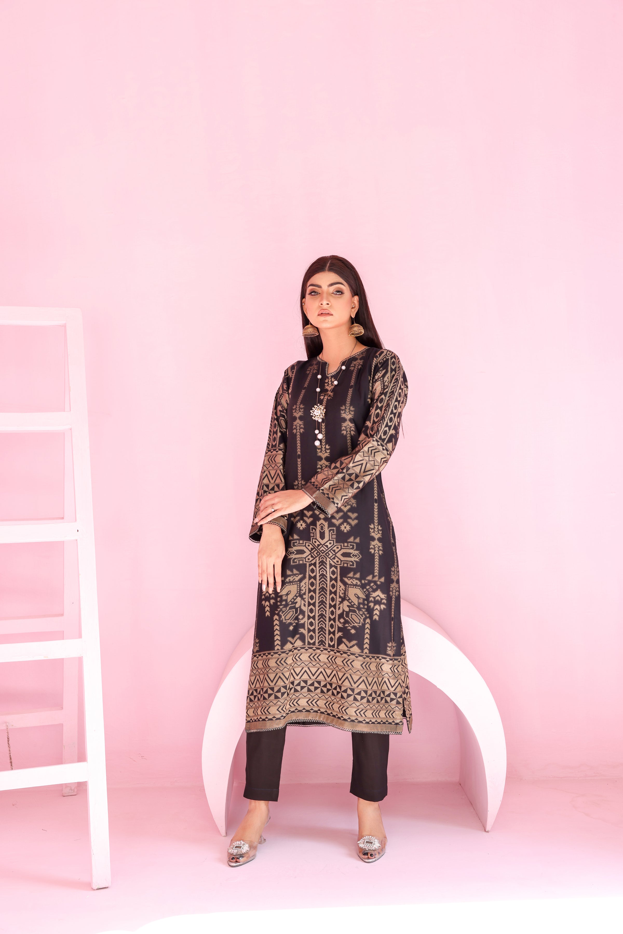 2 Piece- Jacquard Suit