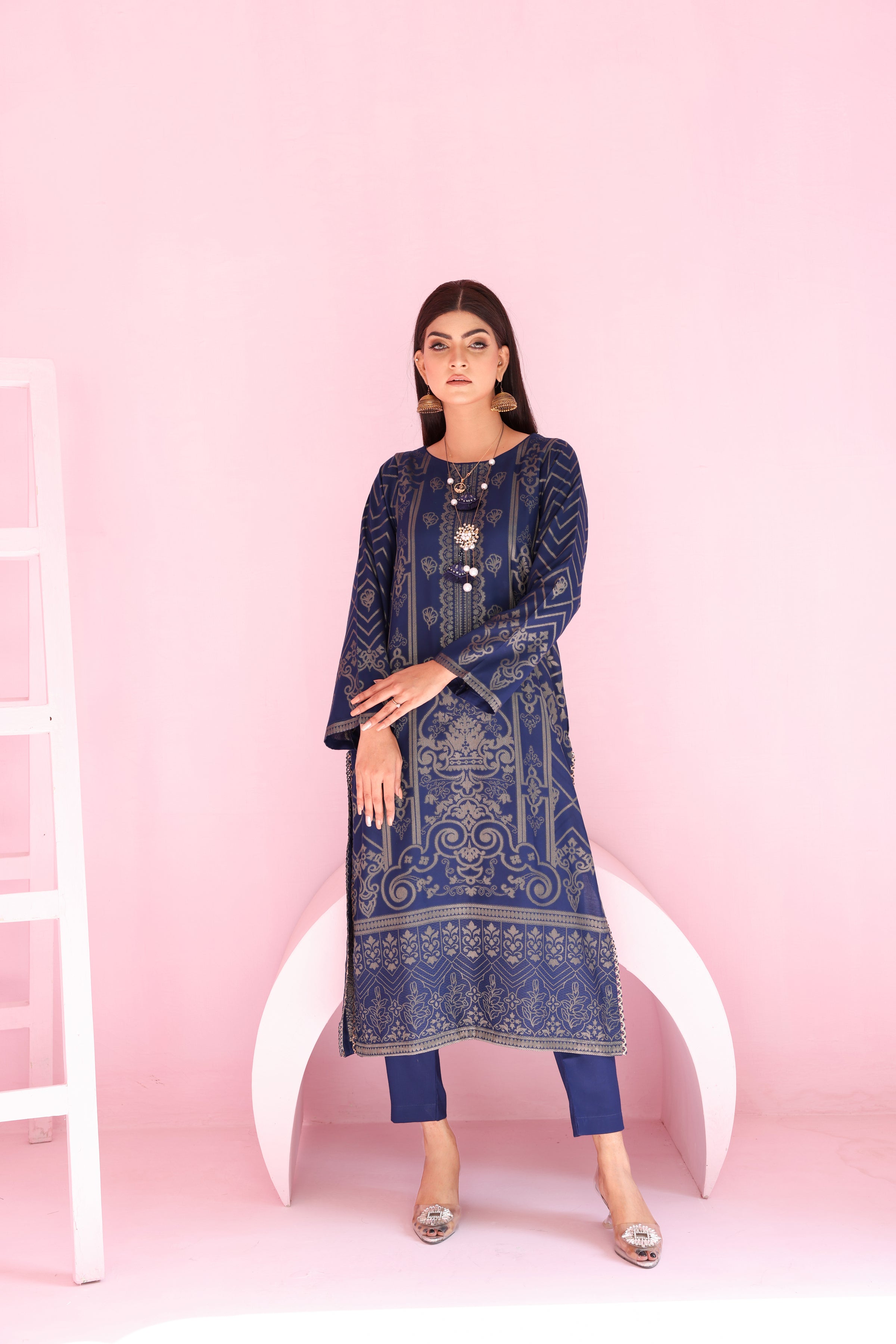 2 Piece- Jacquard Suit