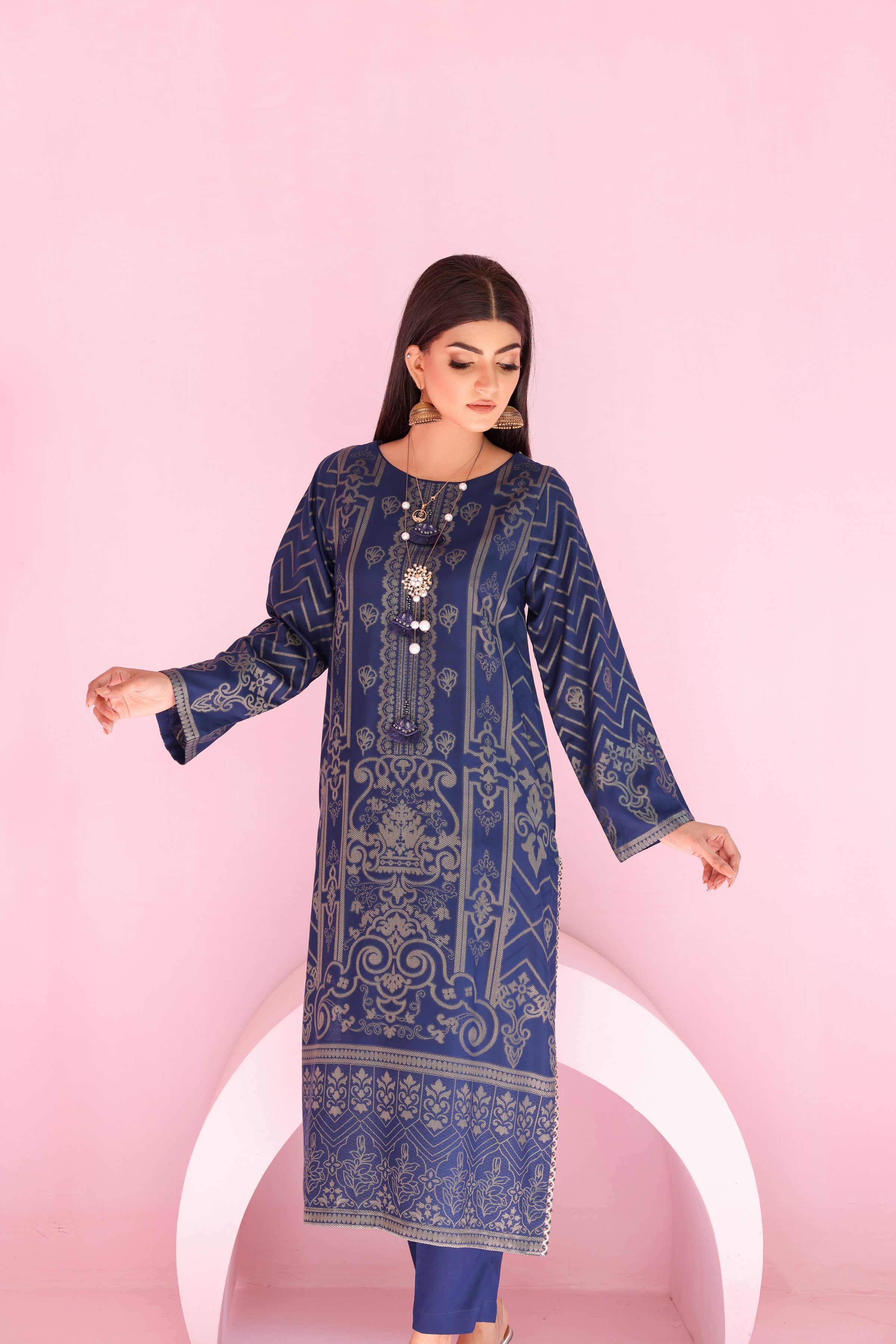 2 Piece- Jacquard Suit