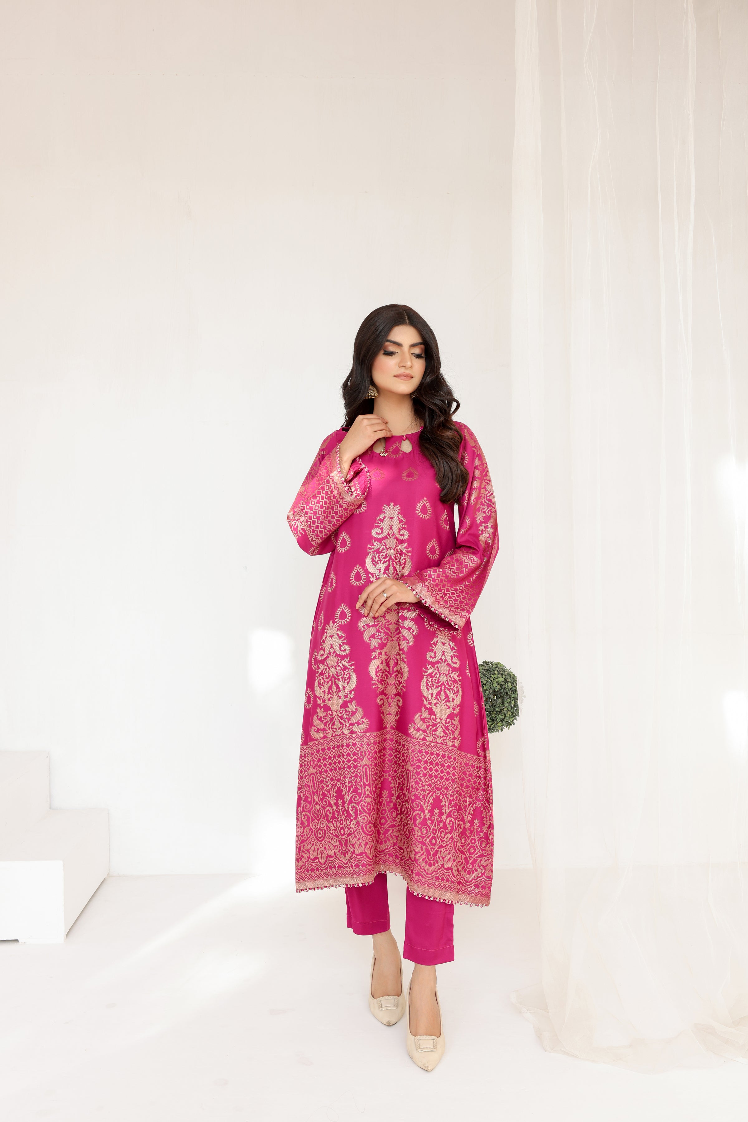 2 Piece- Jacquard Suit