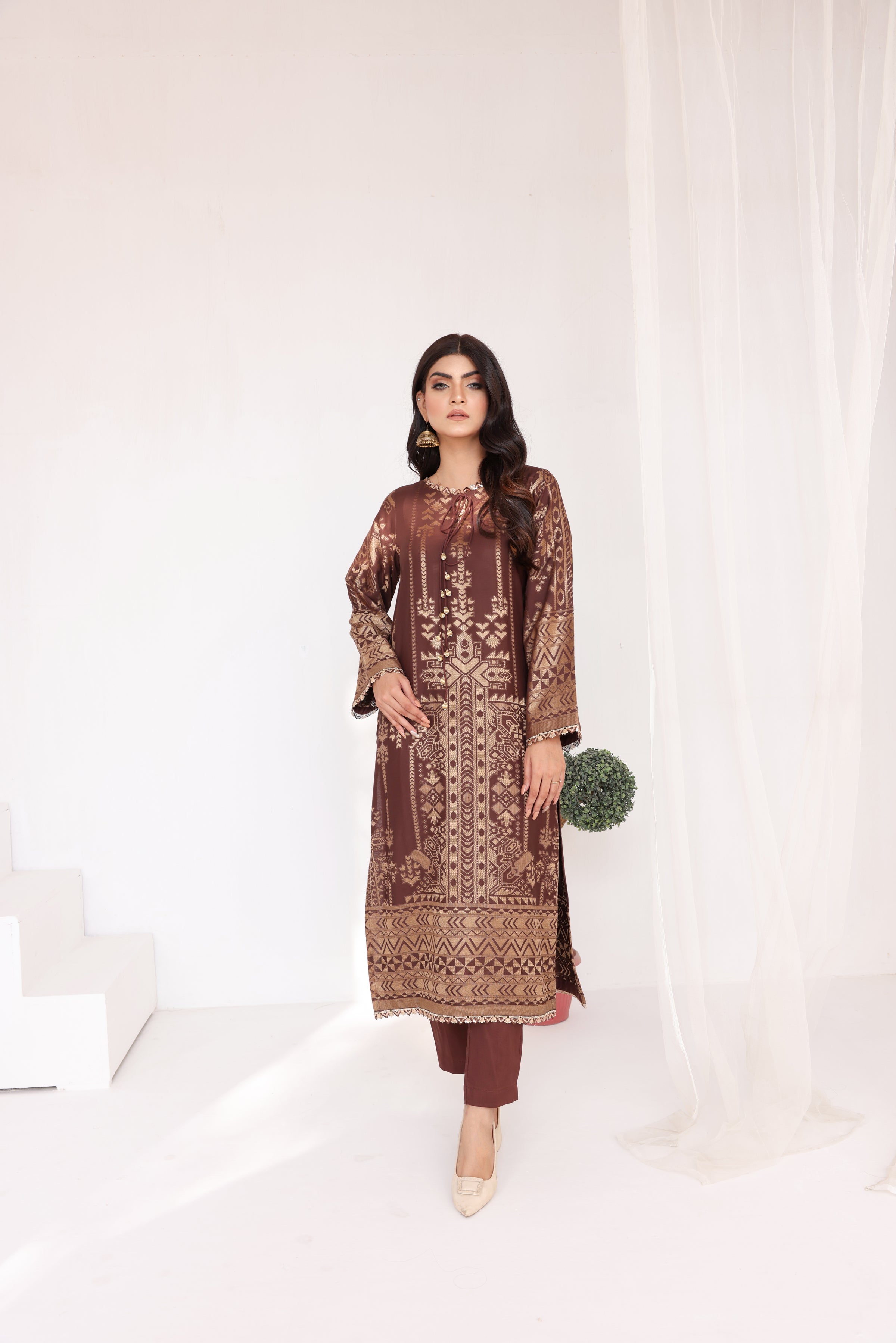 2 Piece- Jacquard Suit