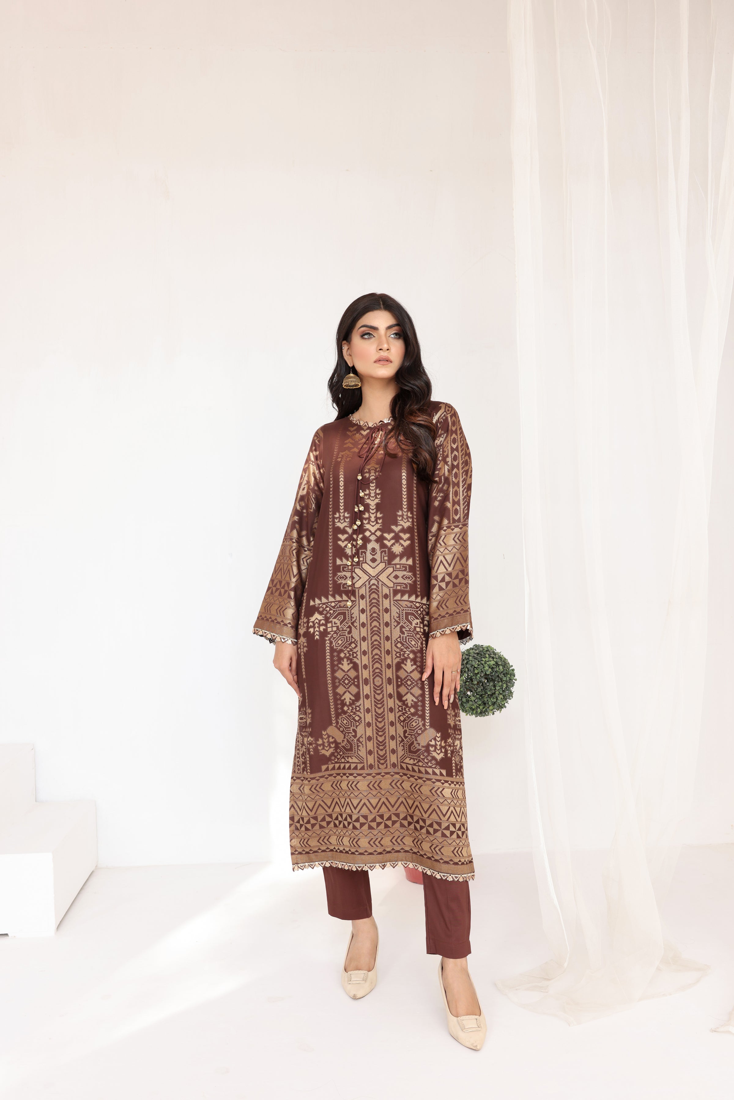 2 Piece- Jacquard Suit