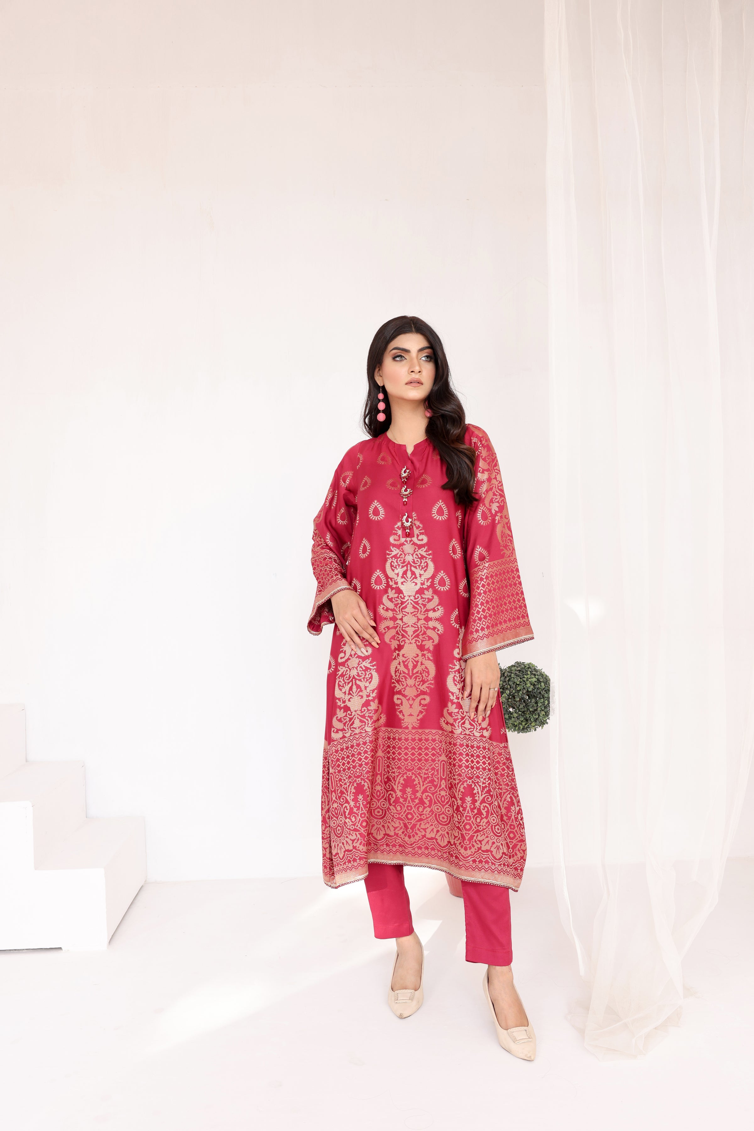 2 Piece- Jacquard Suit