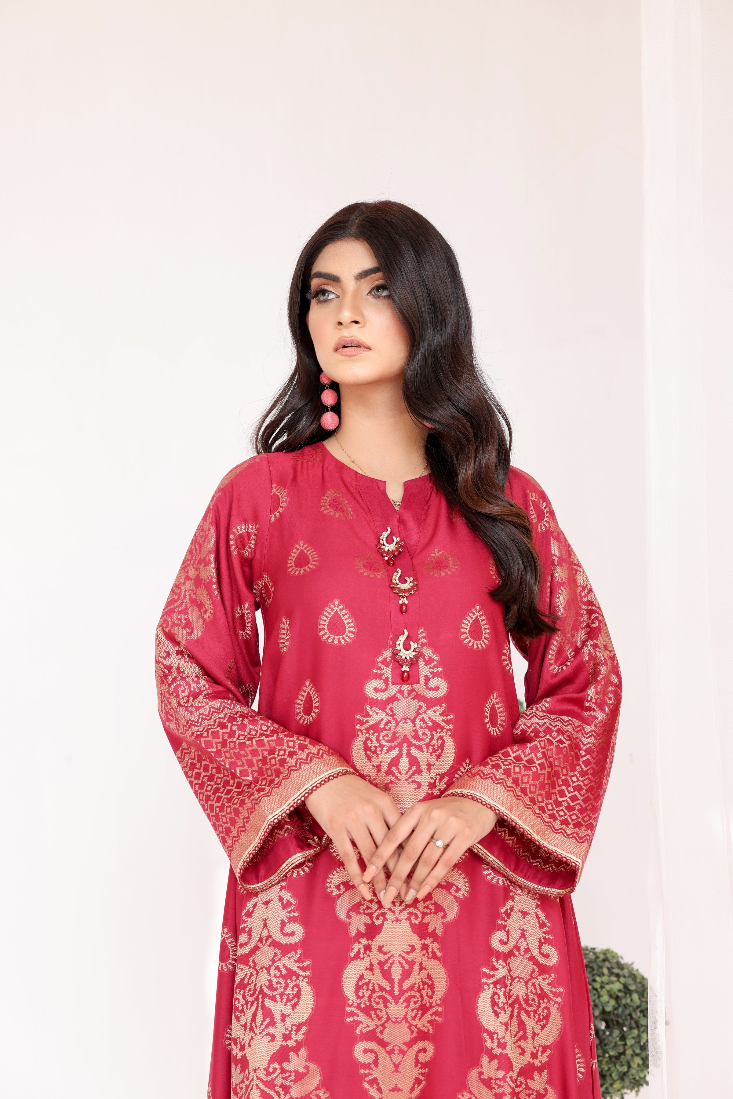 2 Piece- Jacquard Suit