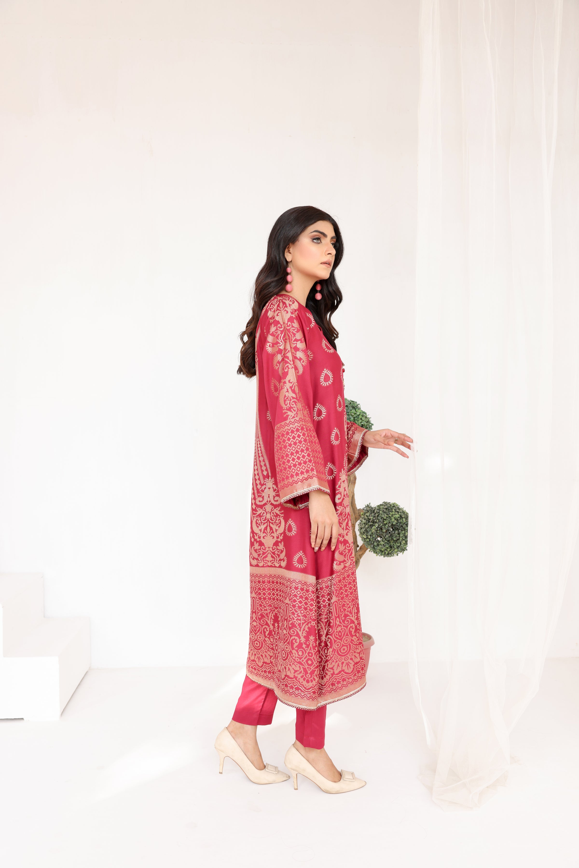 2 Piece- Jacquard Suit