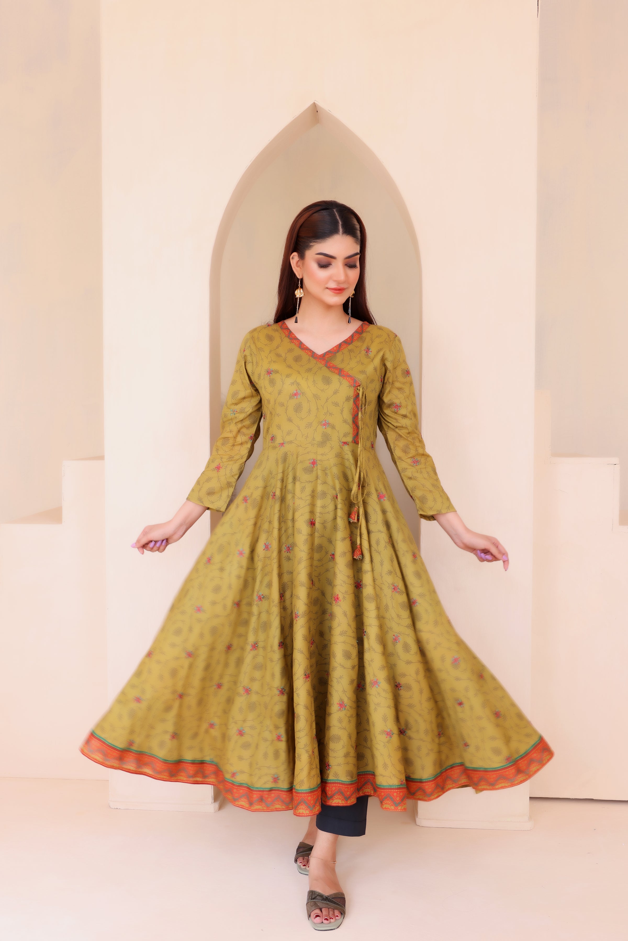 Embroidered FROCK- LAWN