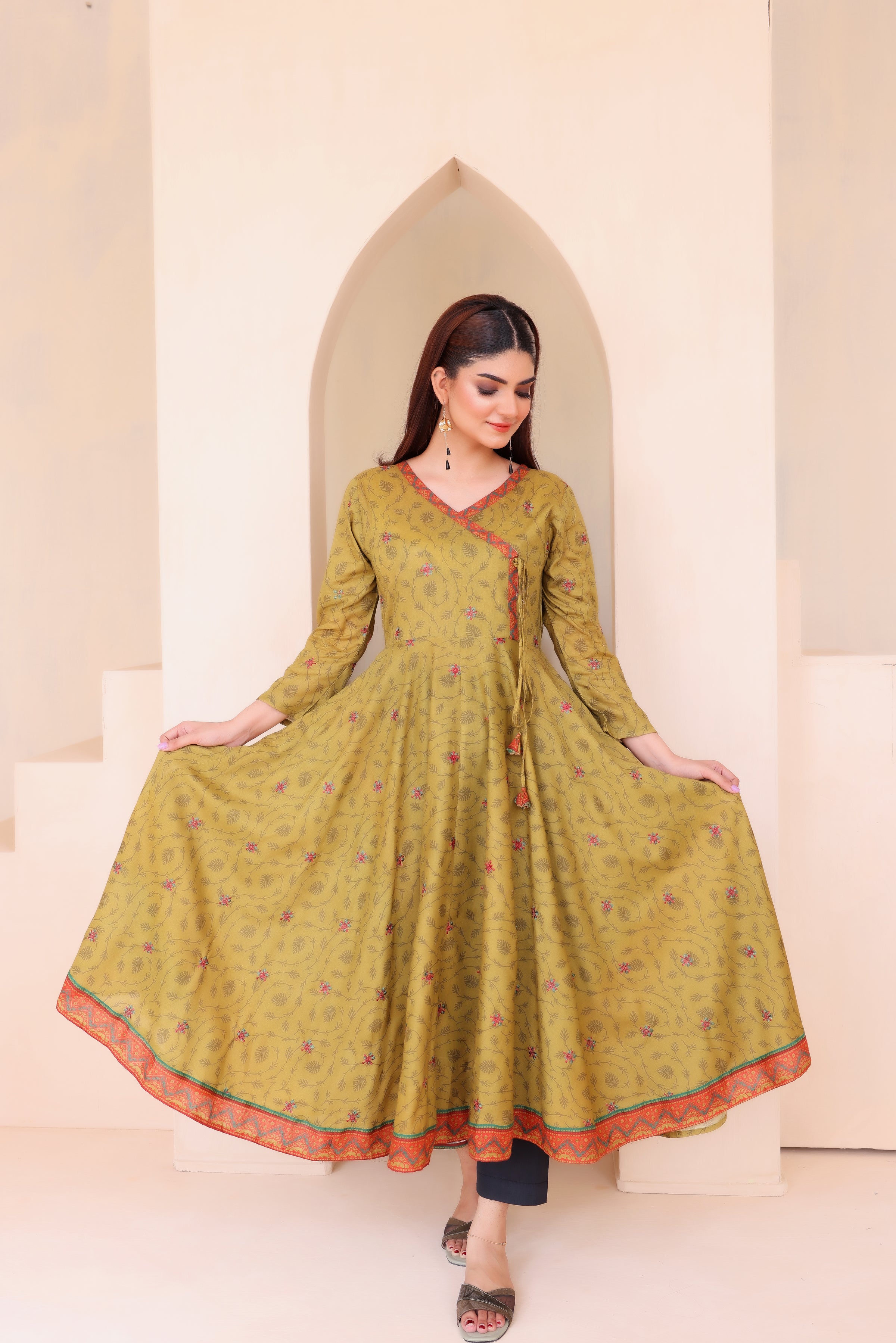 Embroidered FROCK- LAWN