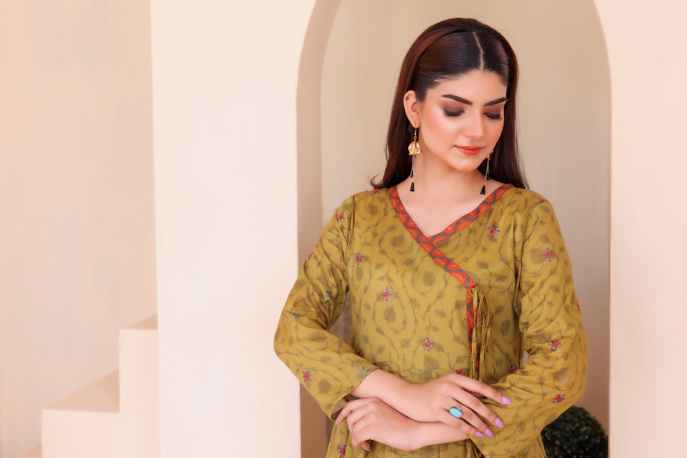 Embroidered FROCK- LAWN