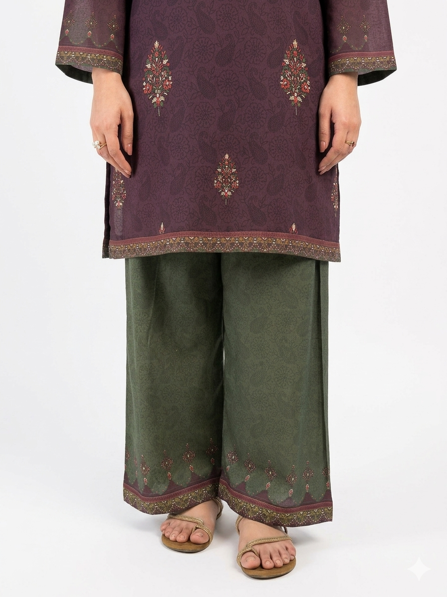 PRINTED SHIRT SHALWAR-LAWN
