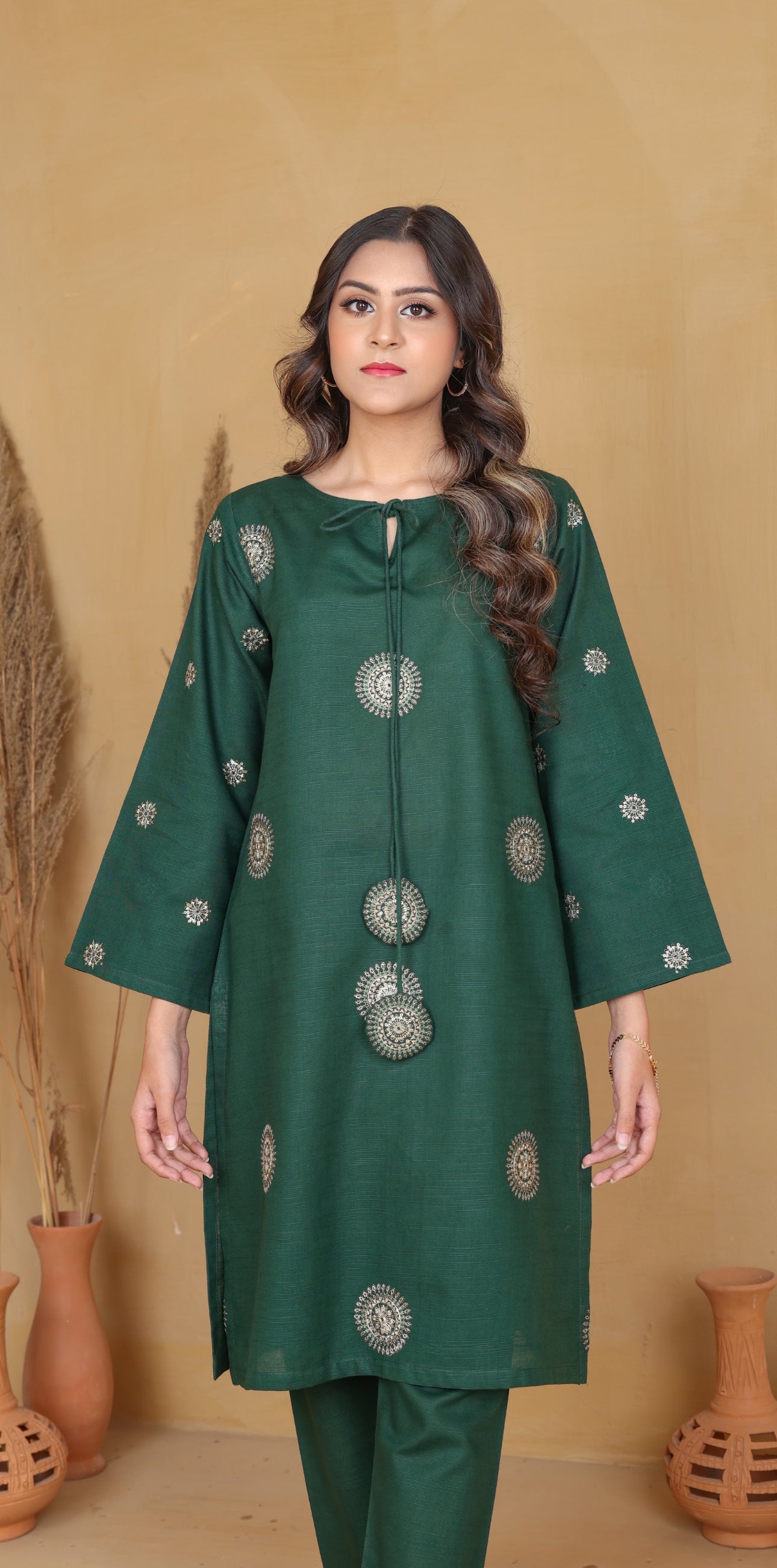 Embroidered Shirt and Trouser