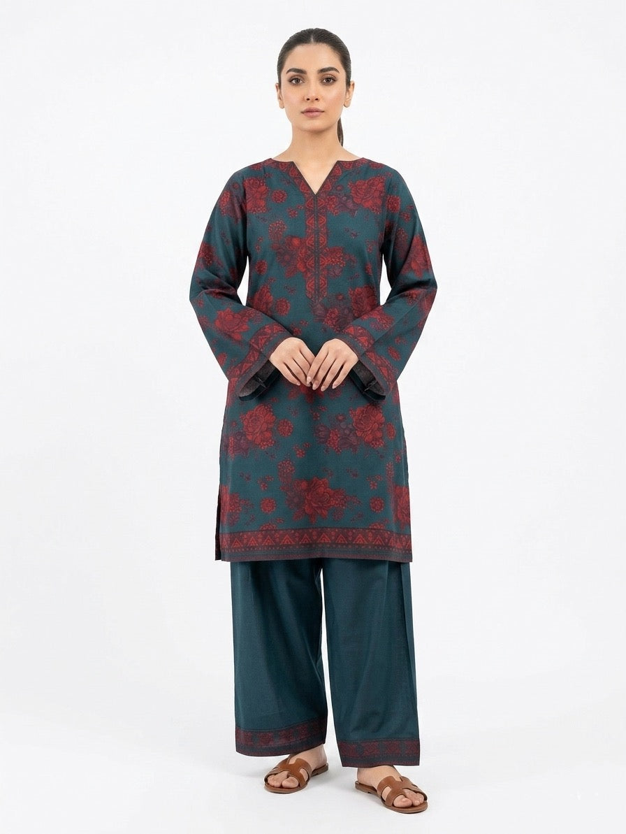 (PRINTED SHIRT SHALWAR-LAWN