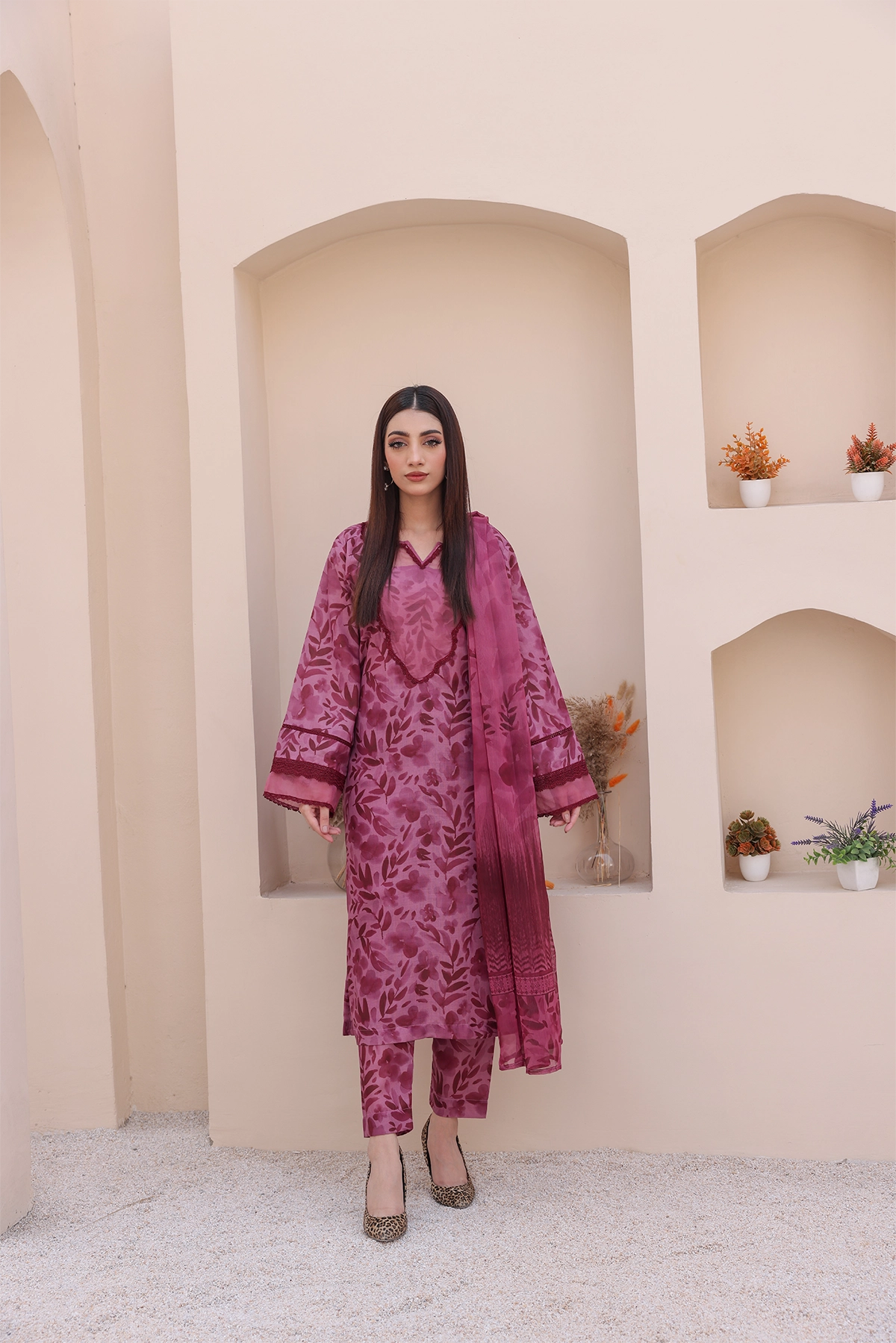 3 Piece-Printed Lawn Suit