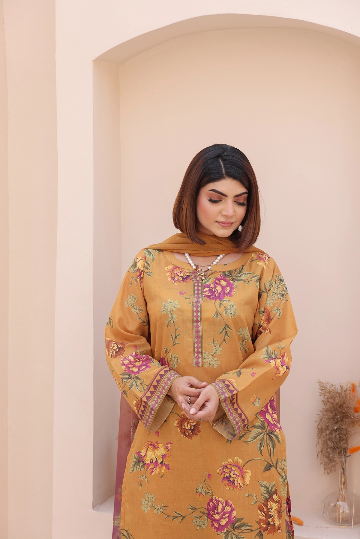 3 Piece-Printed Lawn Suit