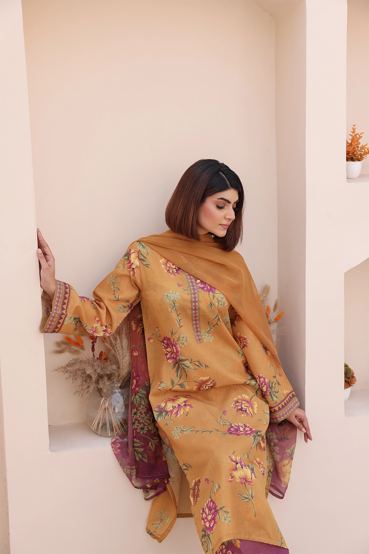 3 Piece-Printed Lawn Suit