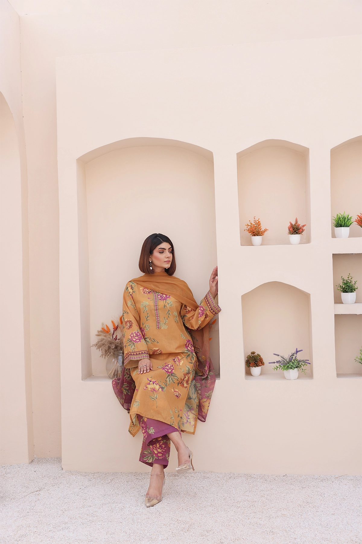 3 Piece-Printed Lawn Suit