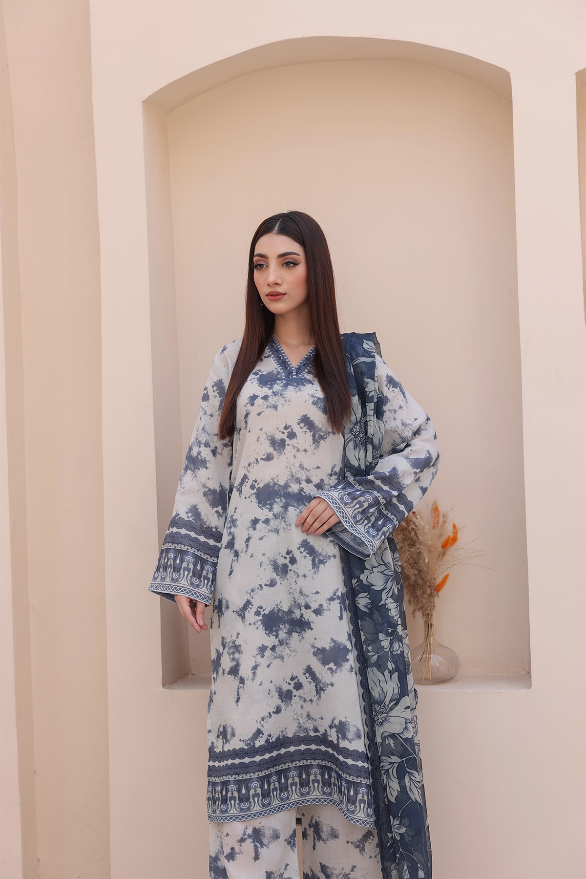 3 Piece-Printed Lawn Suit