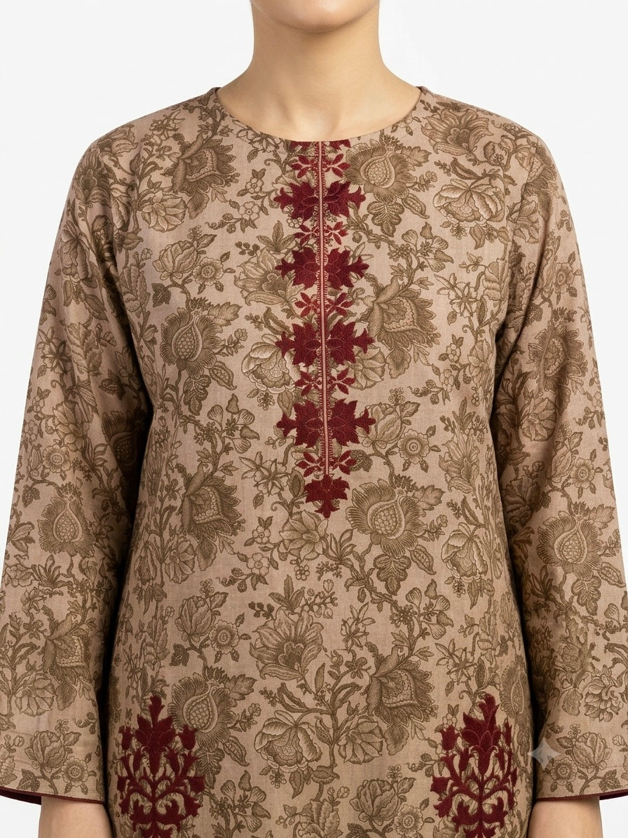 PRINTED SHIRT SHALWAR-LAWN