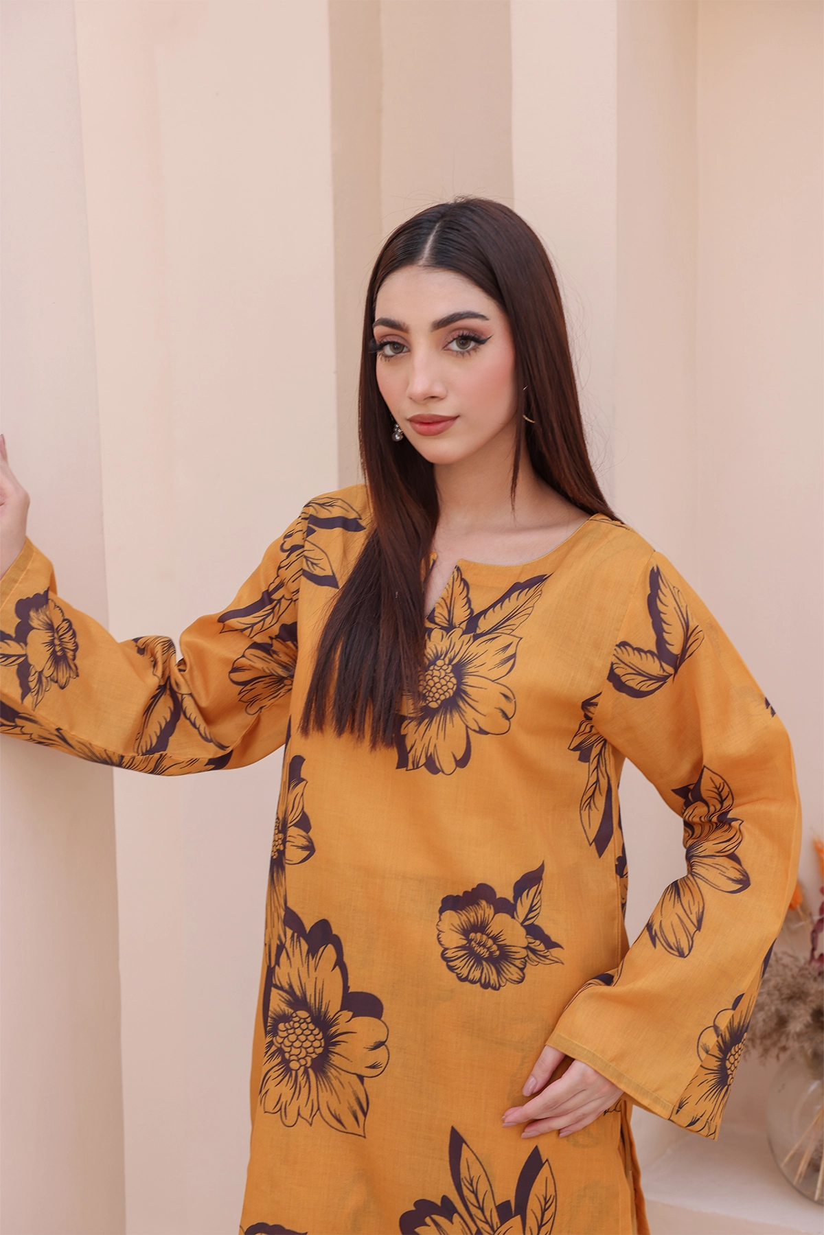 PRINTED SHIRT TROUSER-LAWN