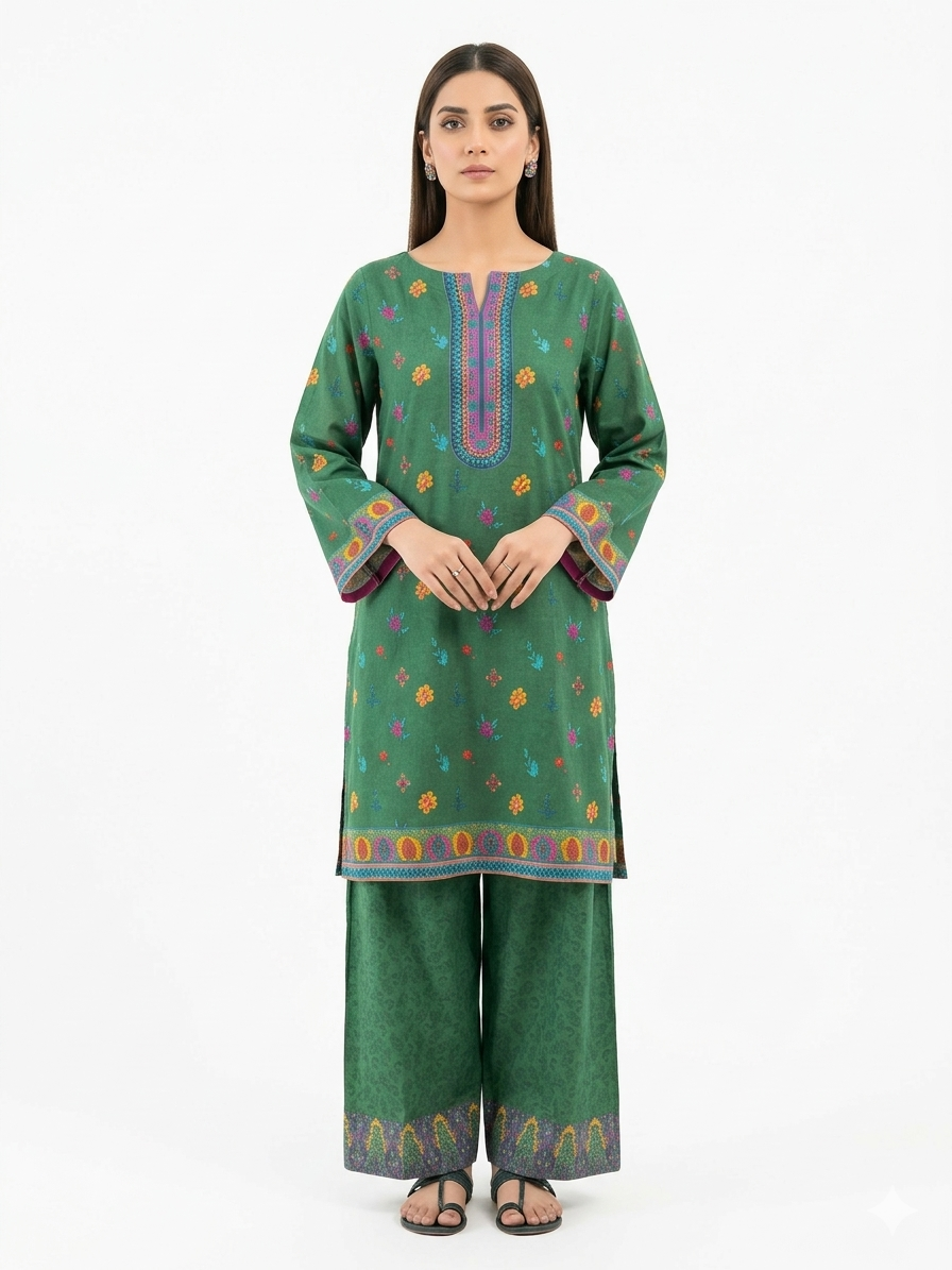 PRINTED SHIRT SHALWAR-LAWN