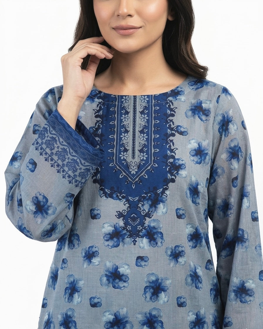PRINTED SHIRT SHALWAR-LAWN