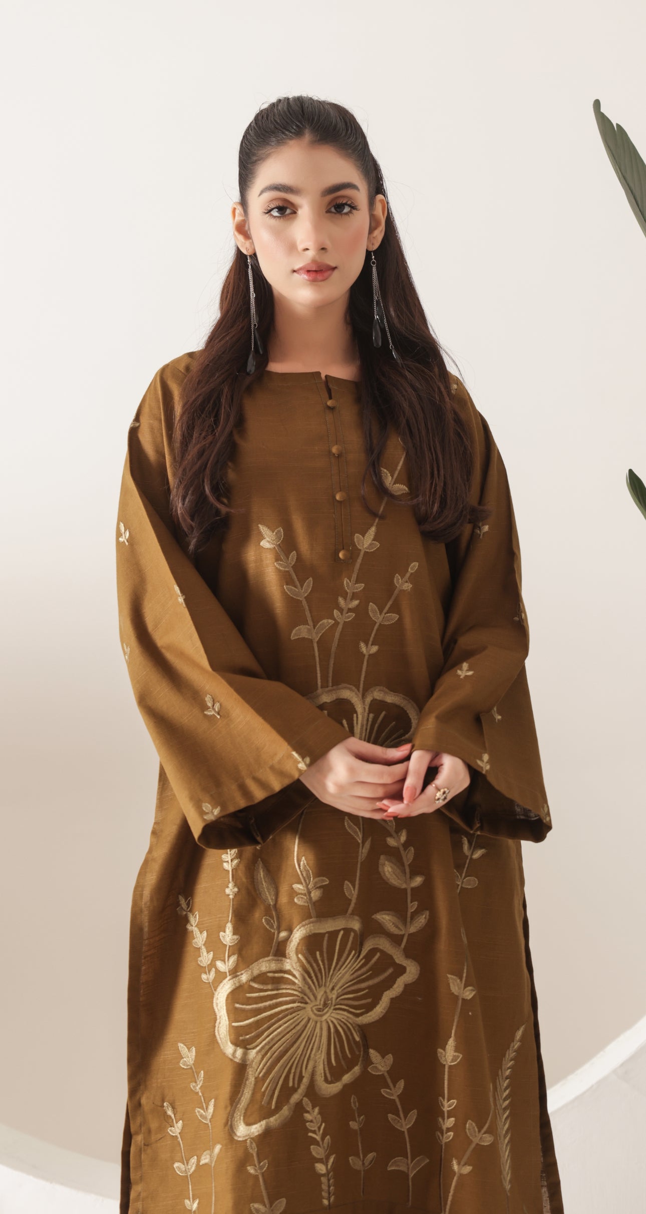 Embroidered Shirt and Trouser