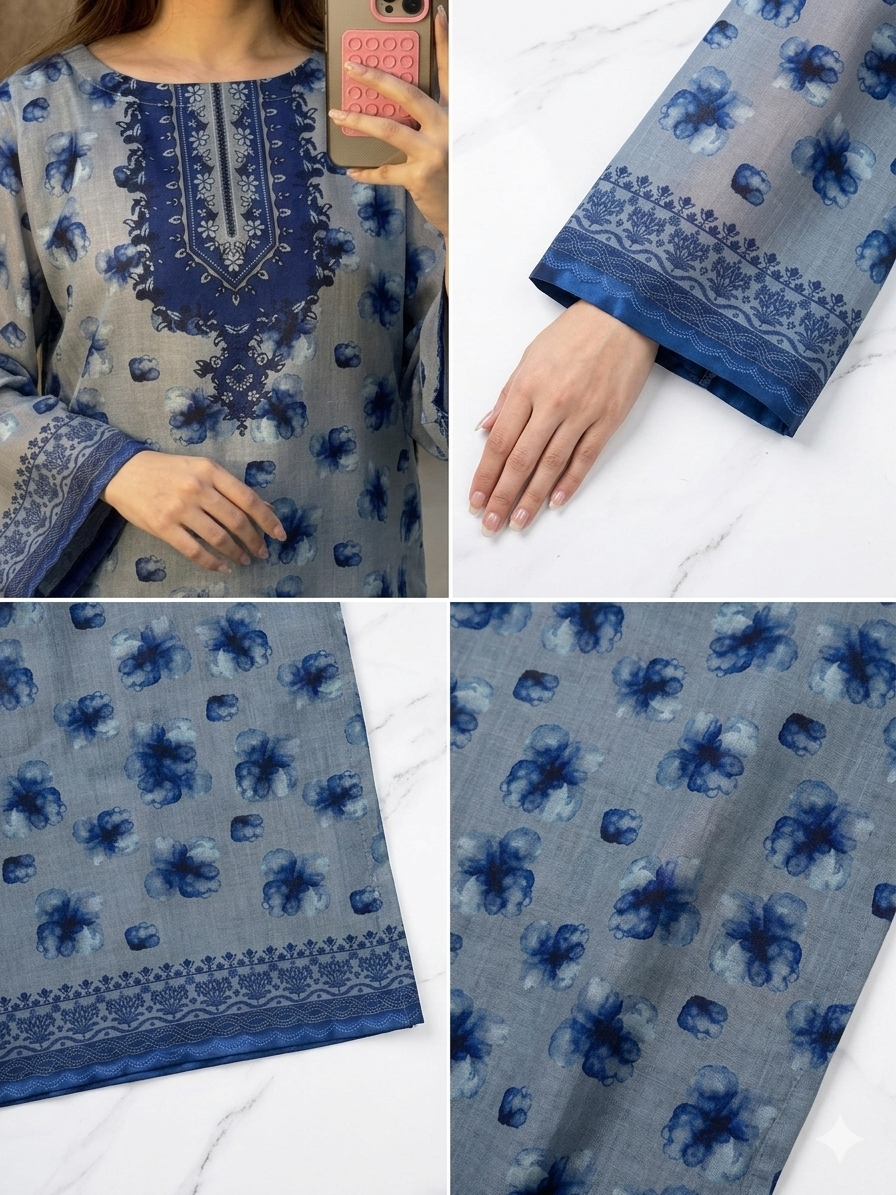 PRINTED SHIRT SHALWAR-LAWN