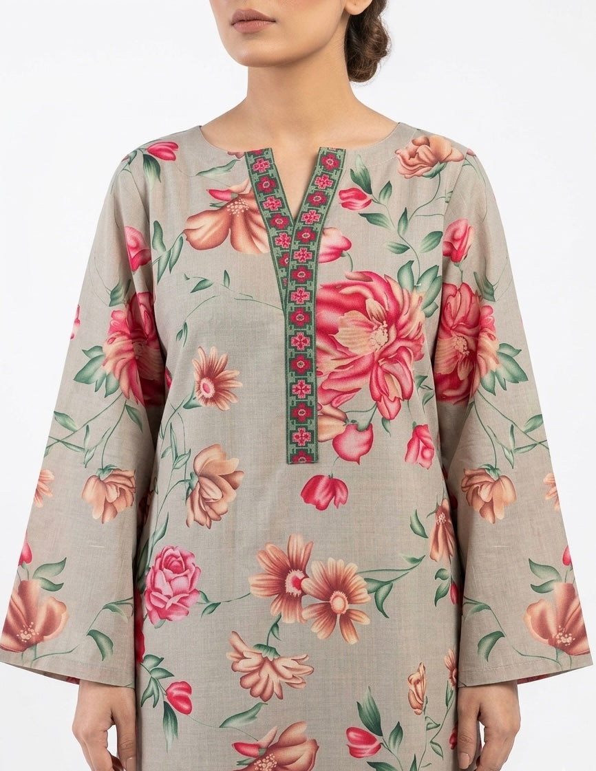 (PRINTED SHIRT SHALWAR-LAWN