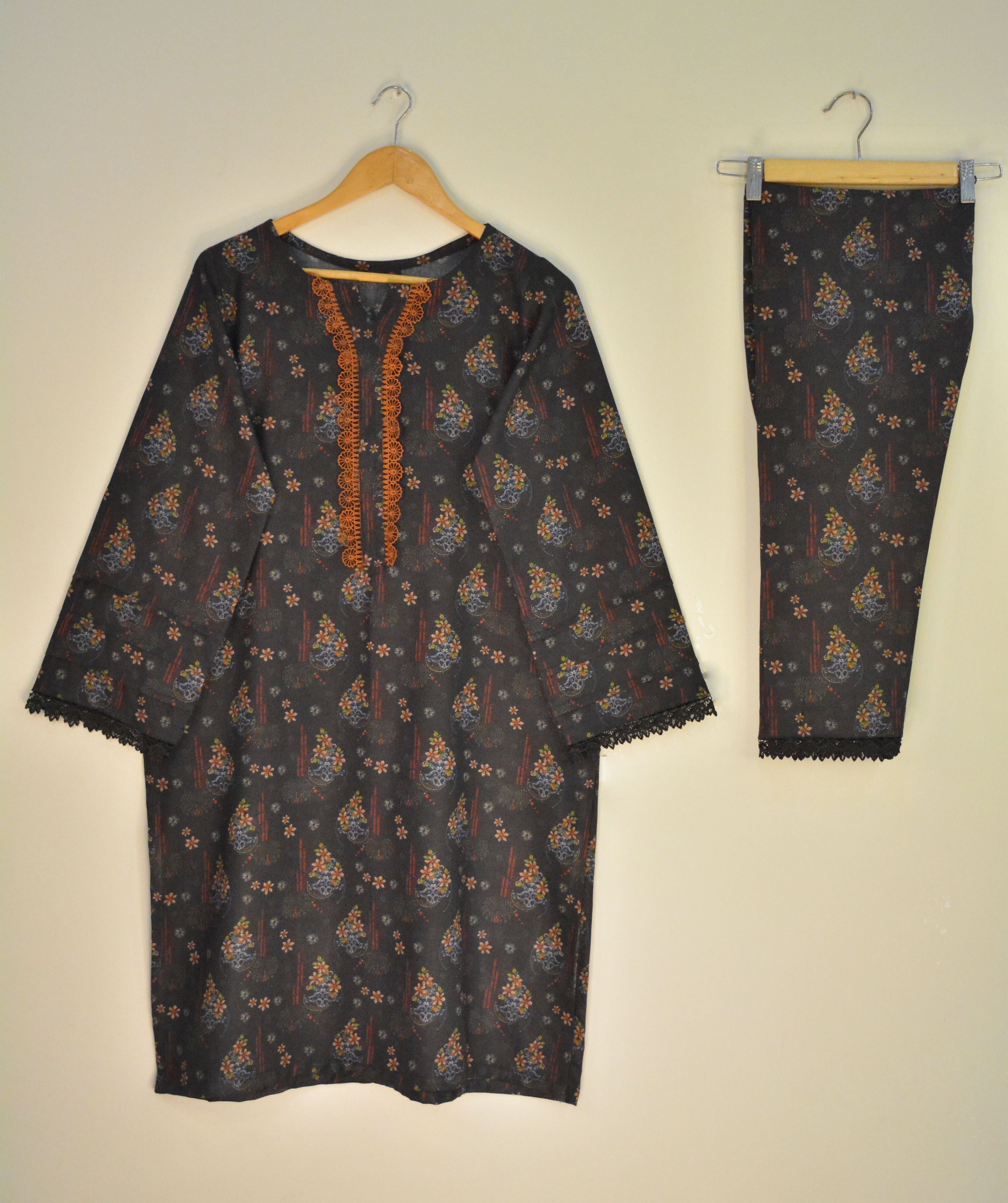 Stitched 2 Piece ( Dhanak- Winter)