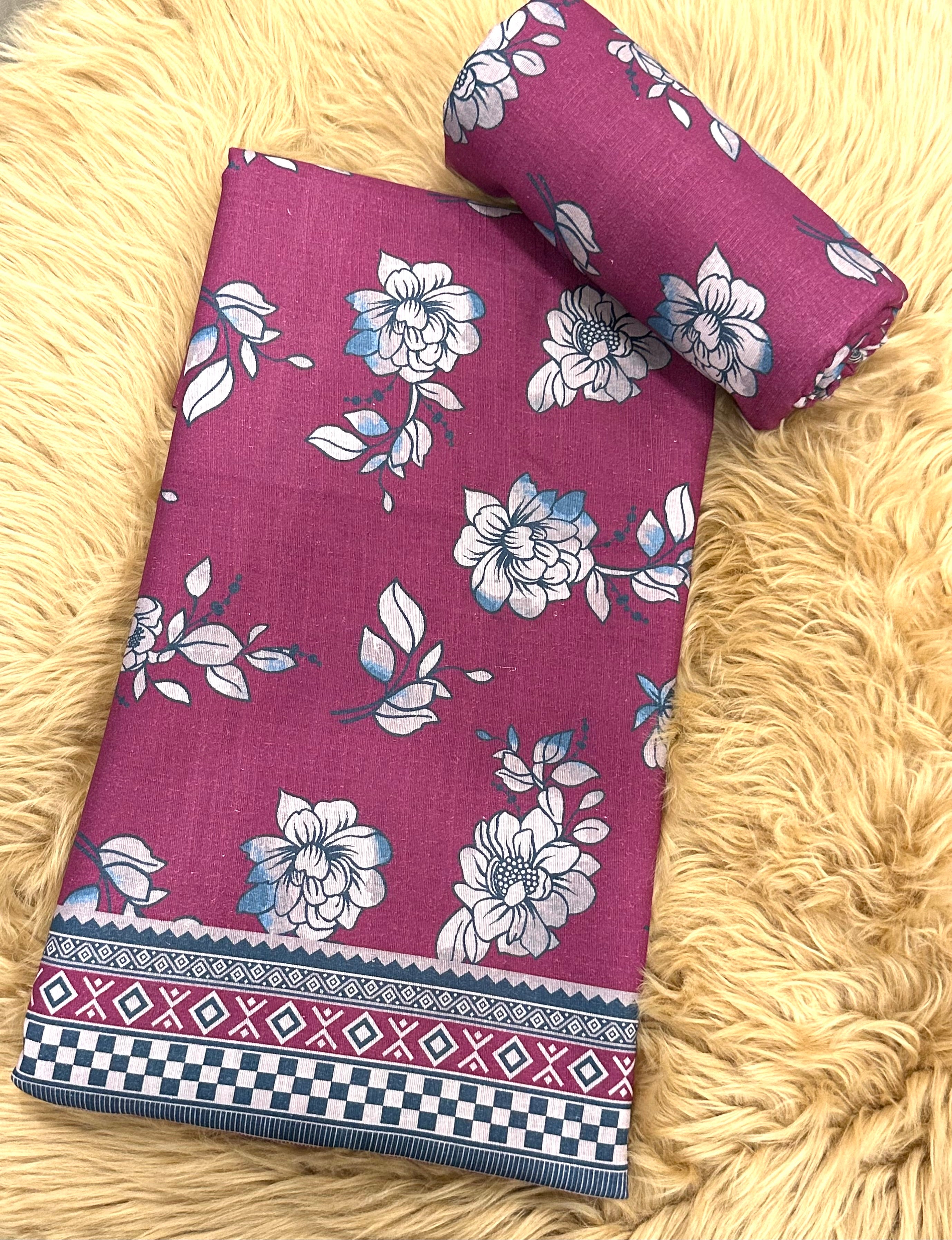 2 Piece- Unstitch (Khaddar)