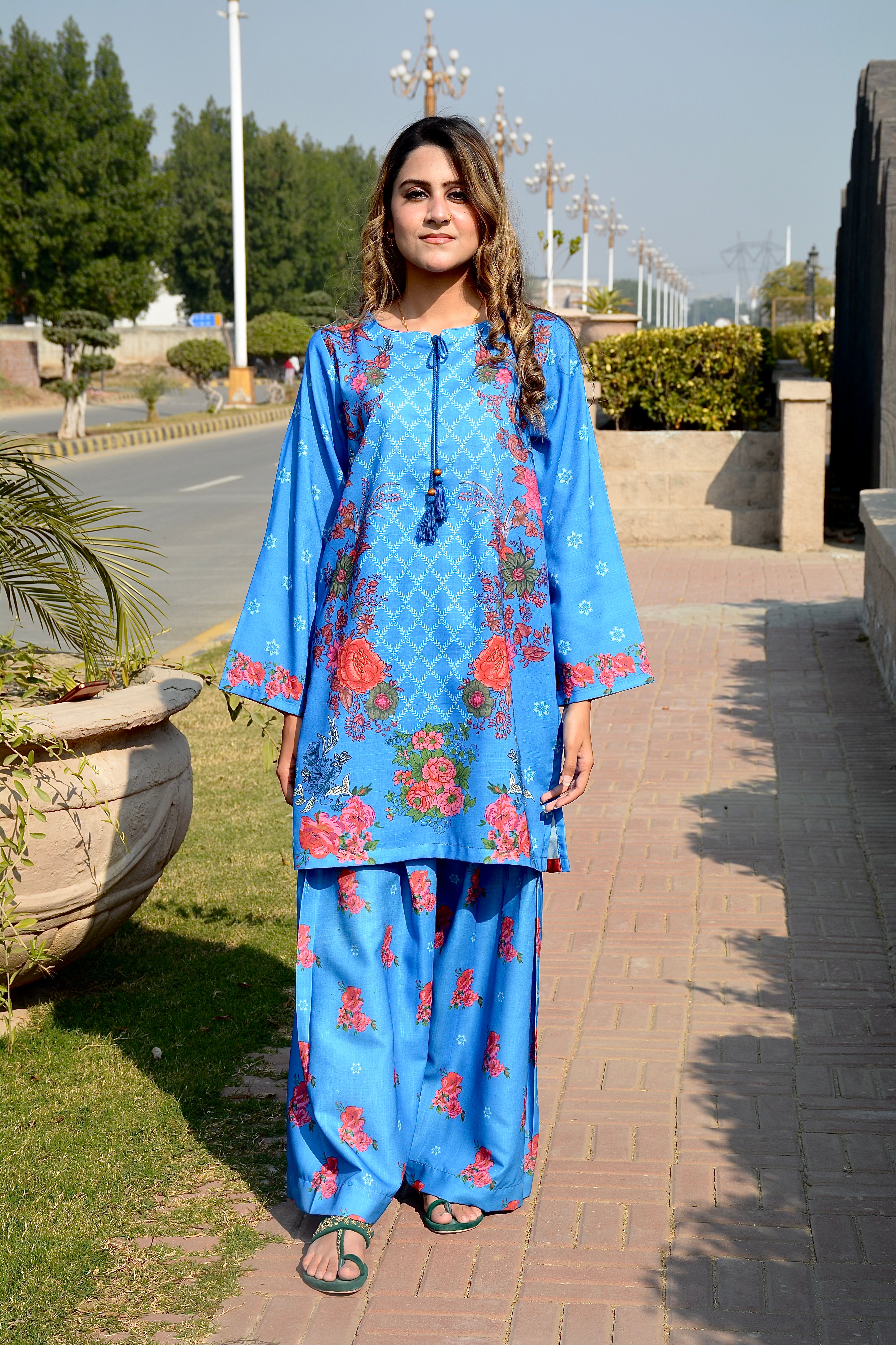 PRINTED SHIRT SHALWAR- KHADDAR