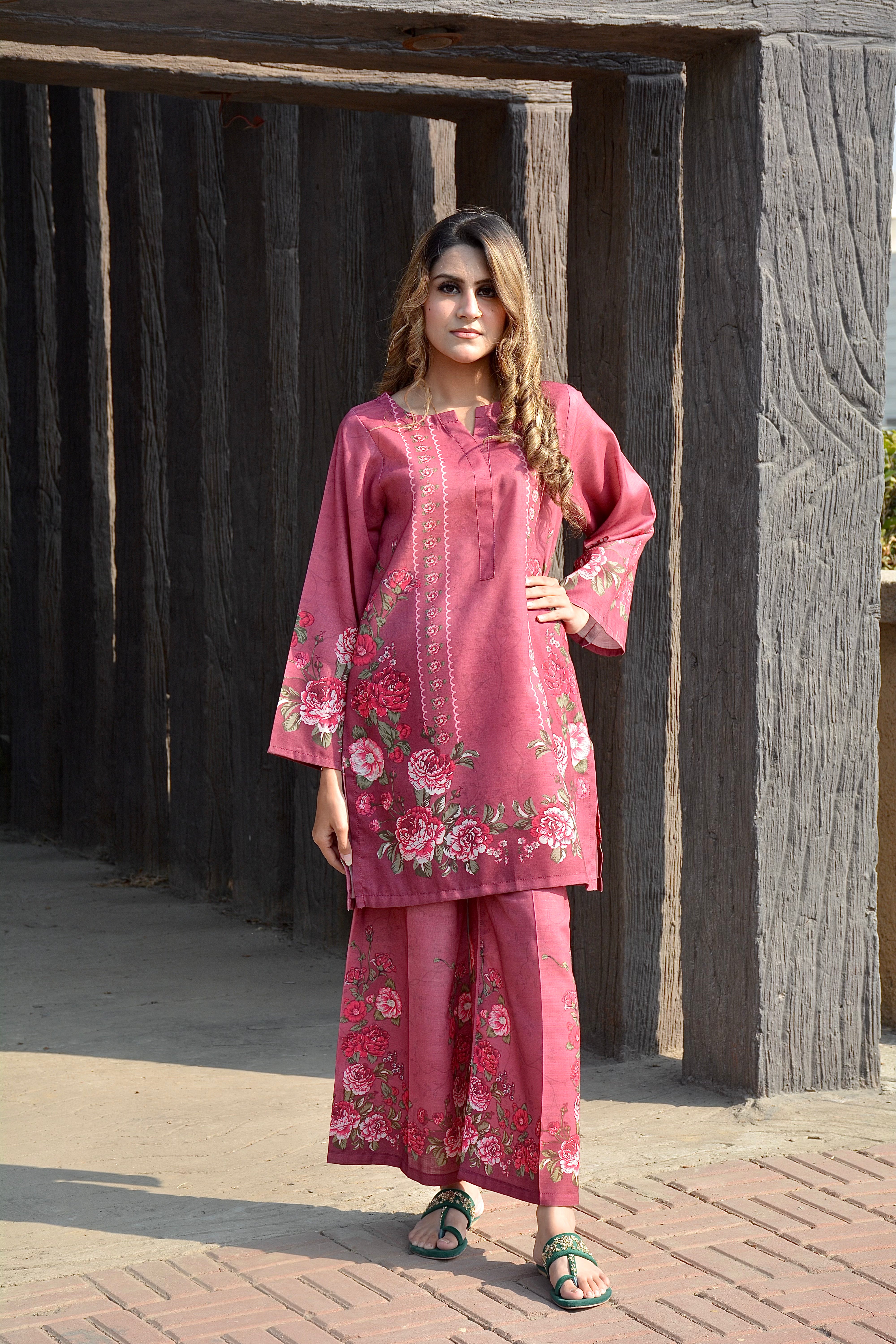 PRINTED SHIRT TROUSER- KHADDAR