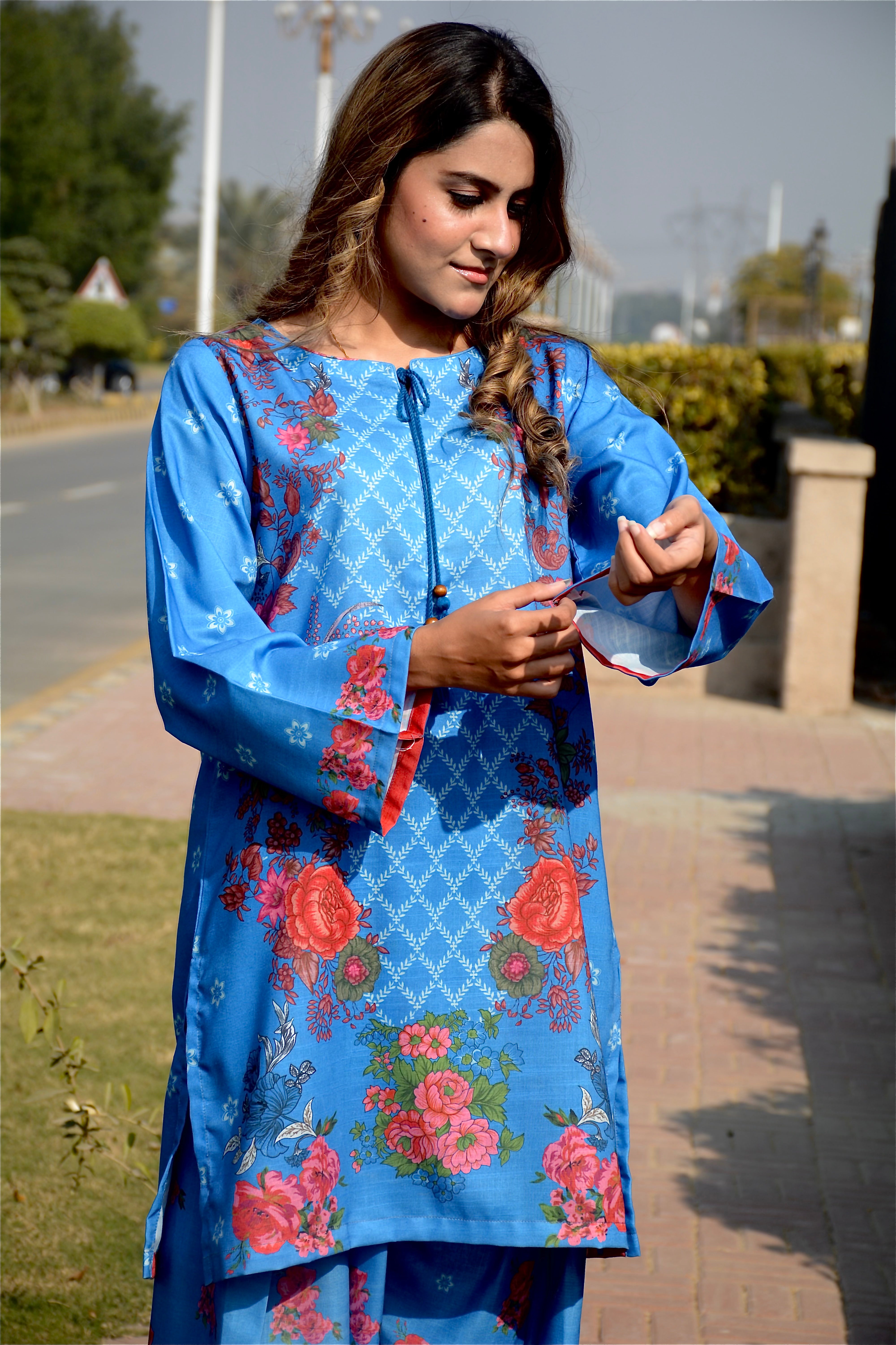PRINTED SHIRT SHALWAR- KHADDAR