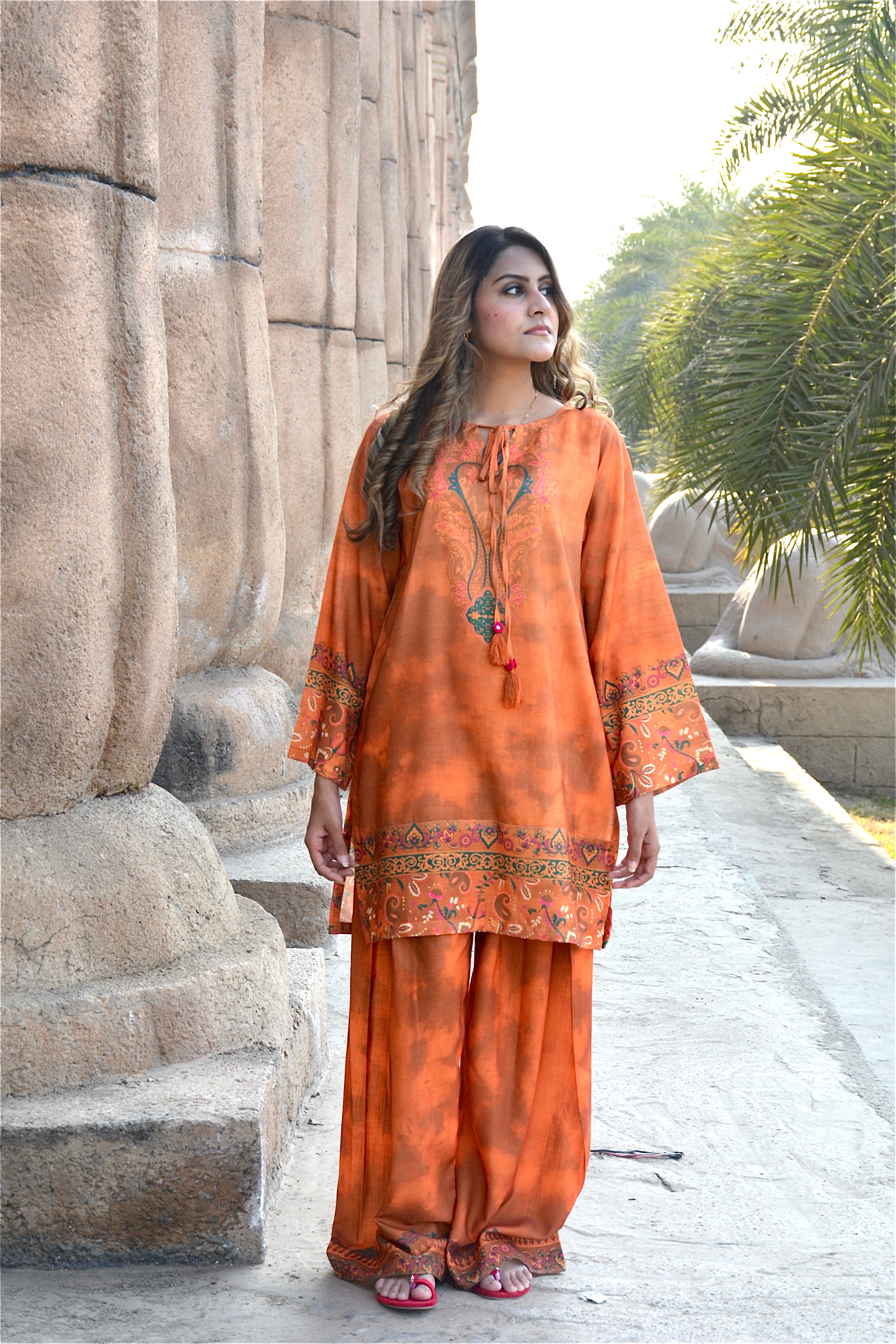 PRINTED SHIRT SHALWAR-KHADDAR