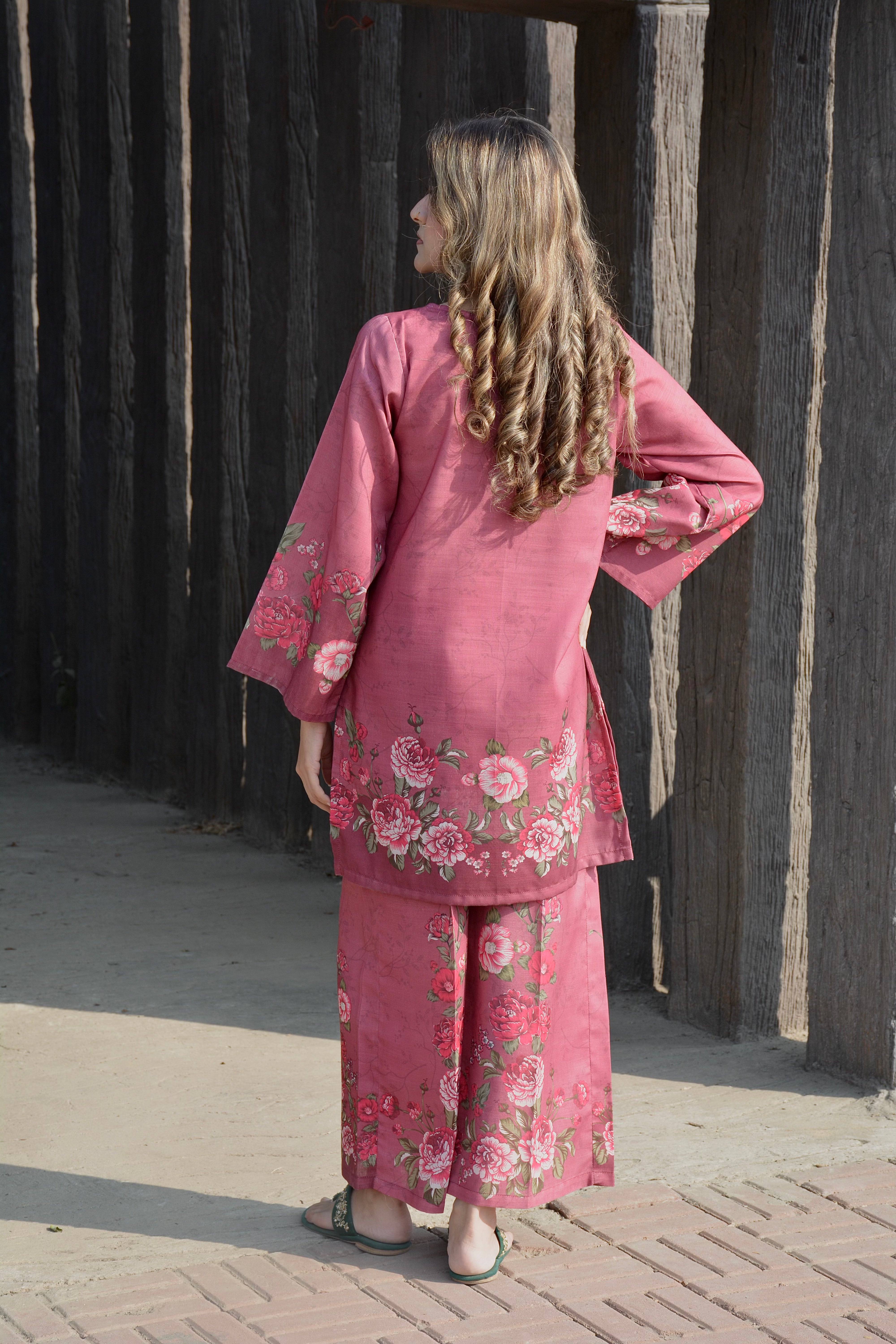 PRINTED SHIRT TROUSER- KHADDAR