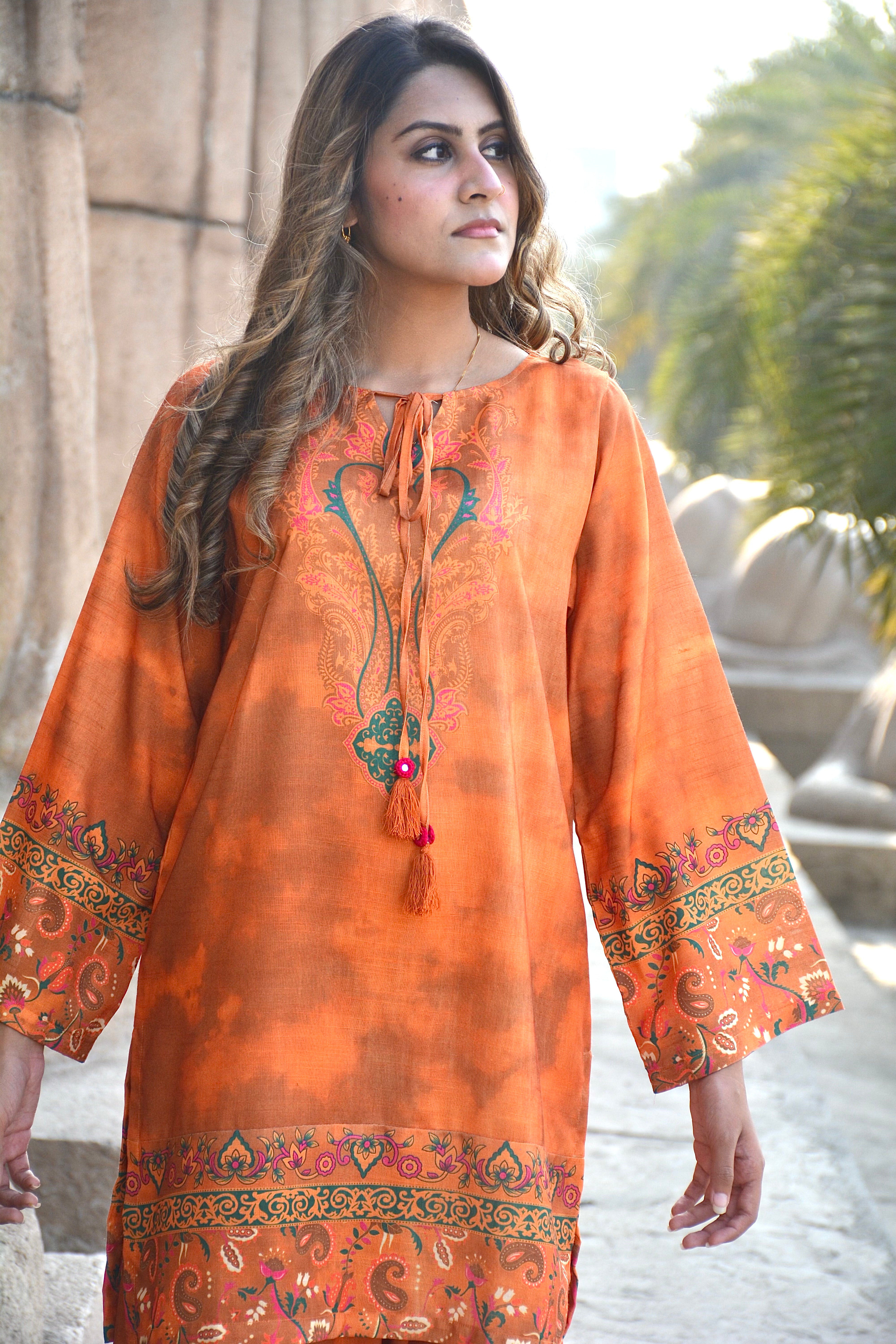 PRINTED SHIRT SHALWAR-KHADDAR