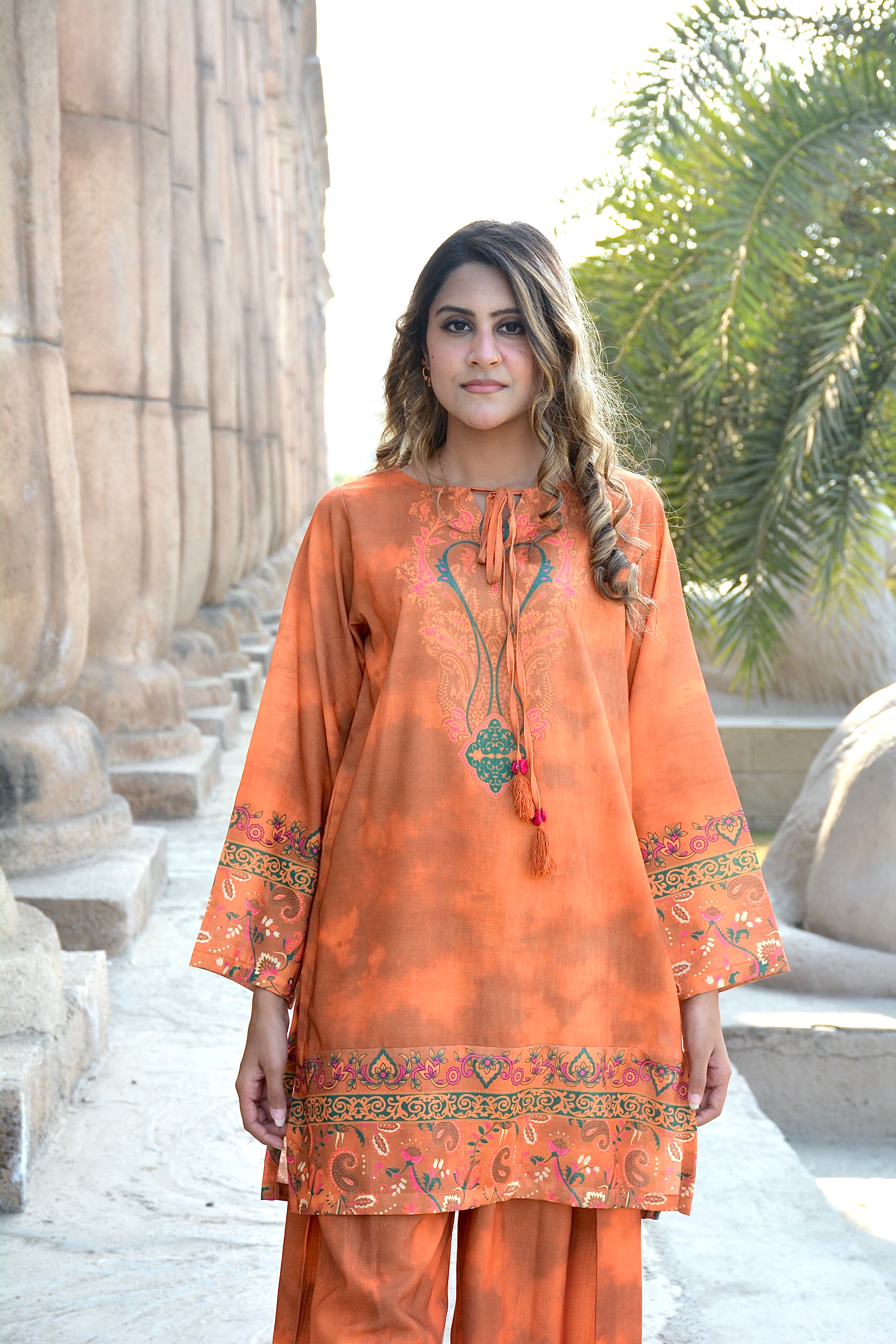 PRINTED SHIRT SHALWAR-KHADDAR