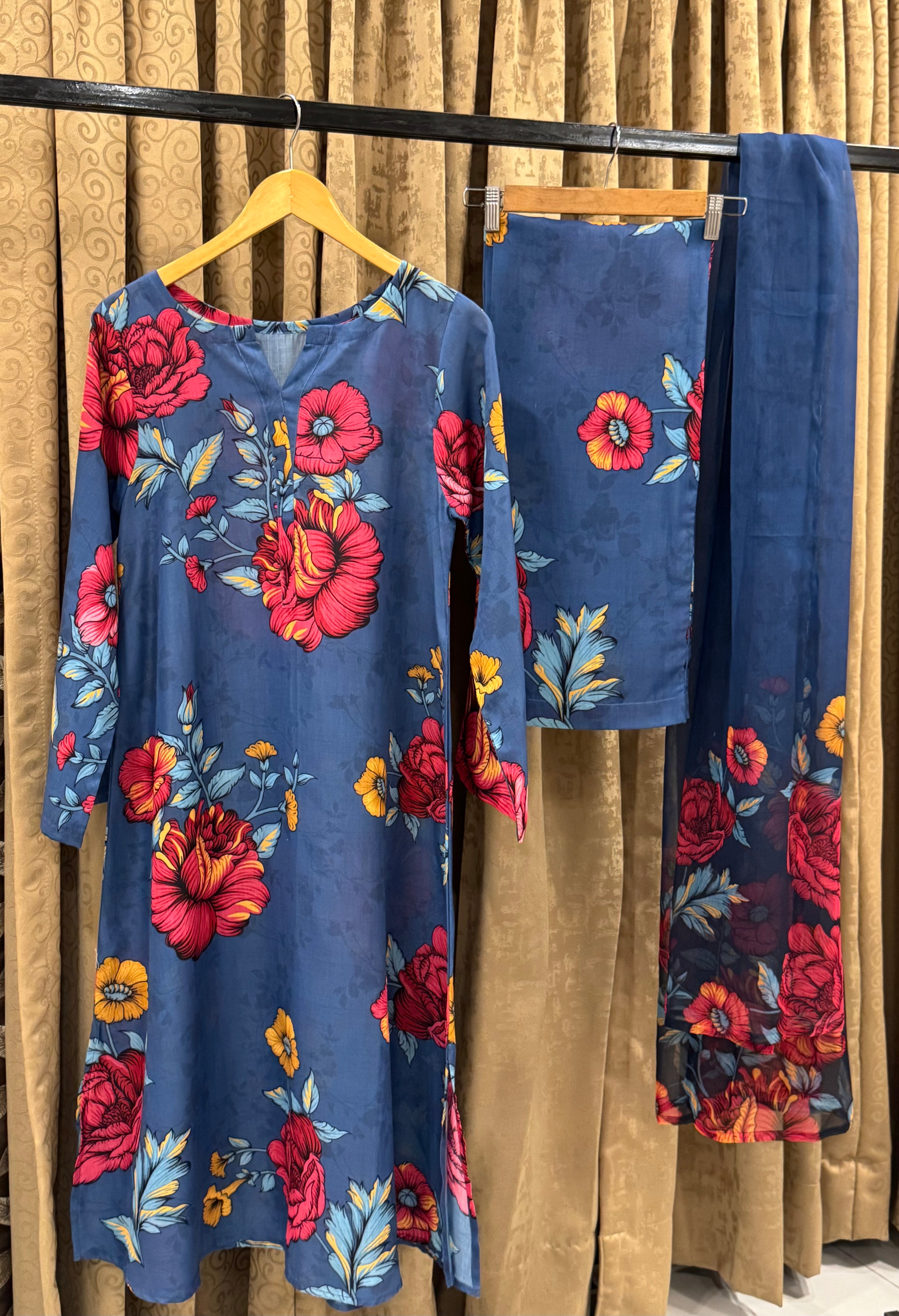 3 Piece-Printed Lawn Suit