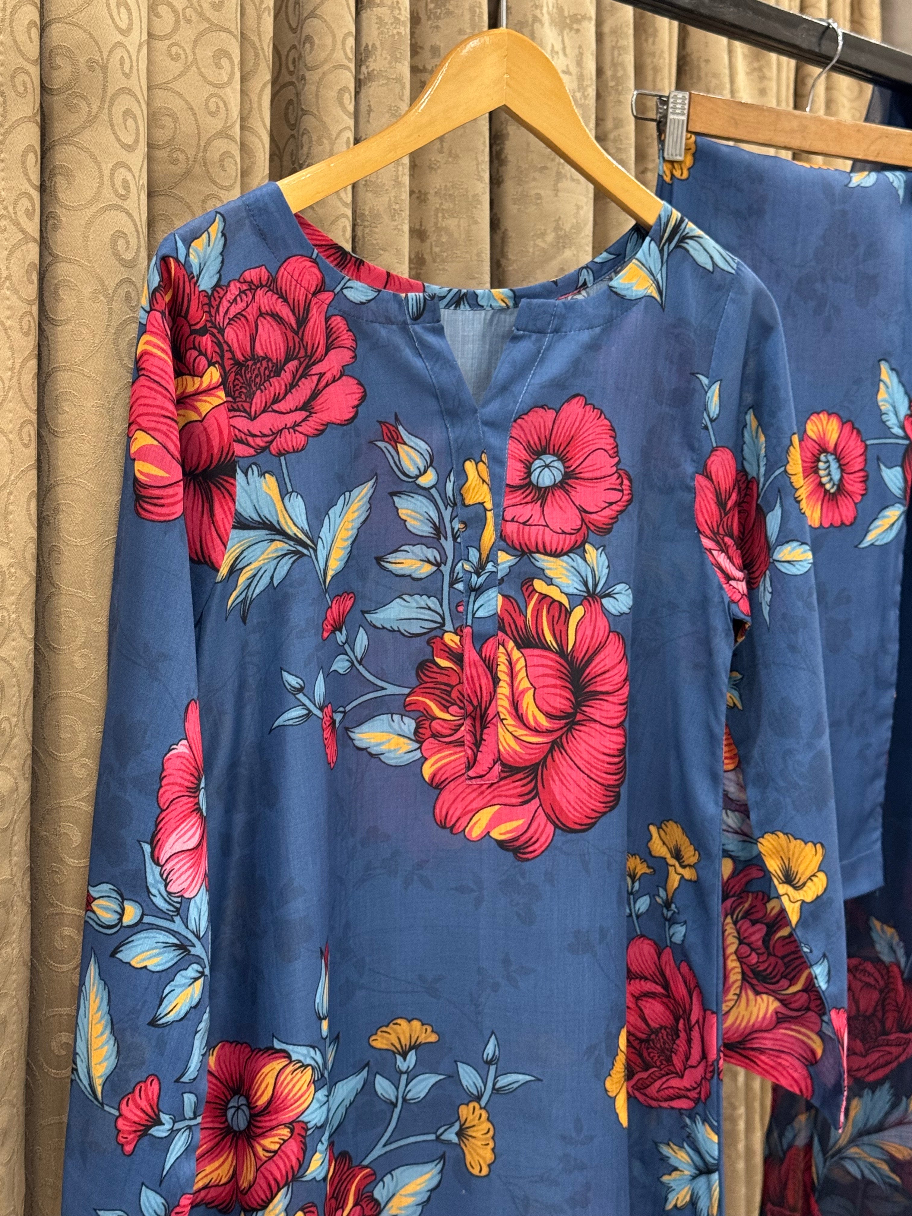 3 Piece-Printed Lawn Suit