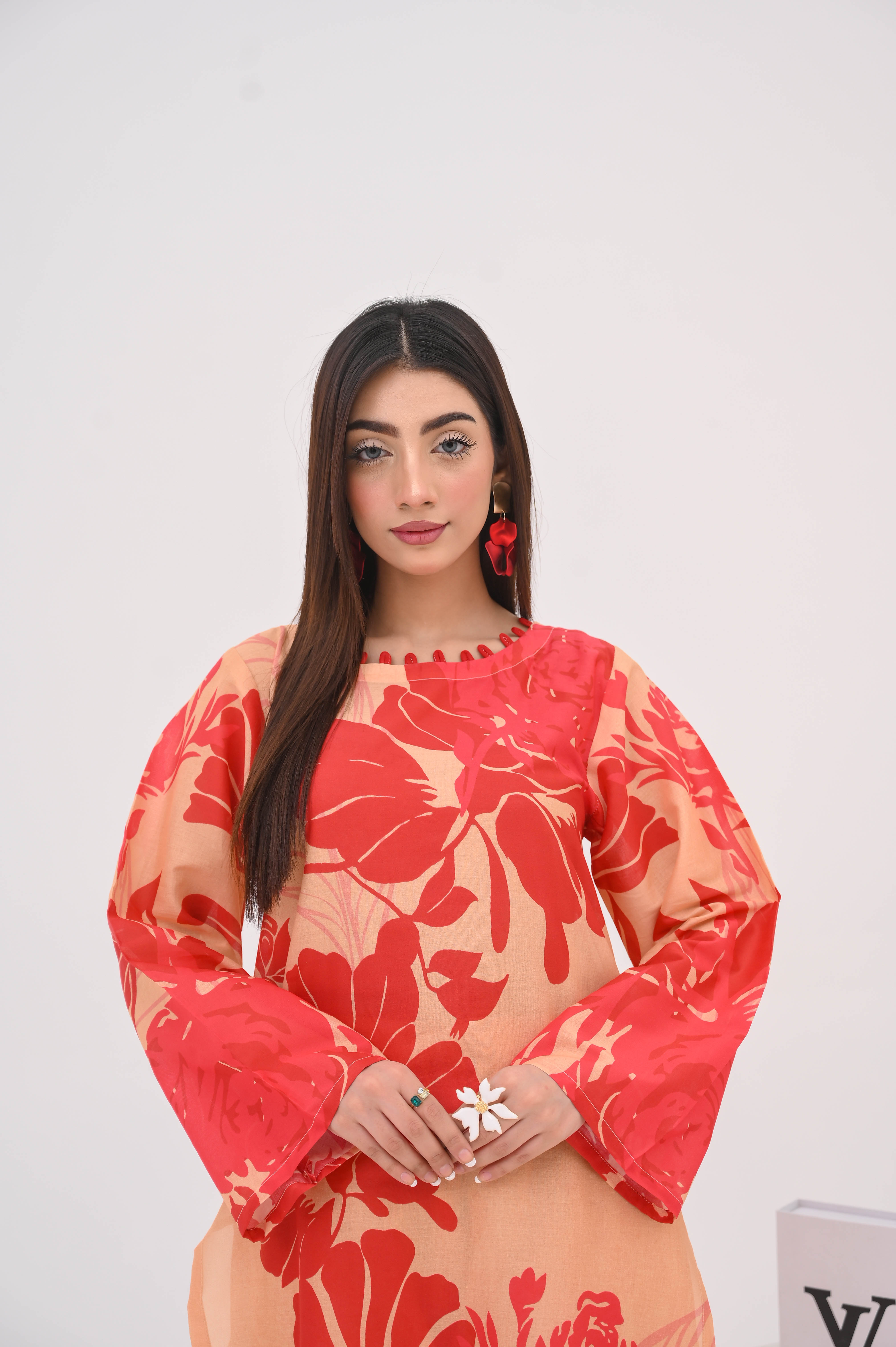 PRINTED SHIRT TROUSER-LAWN