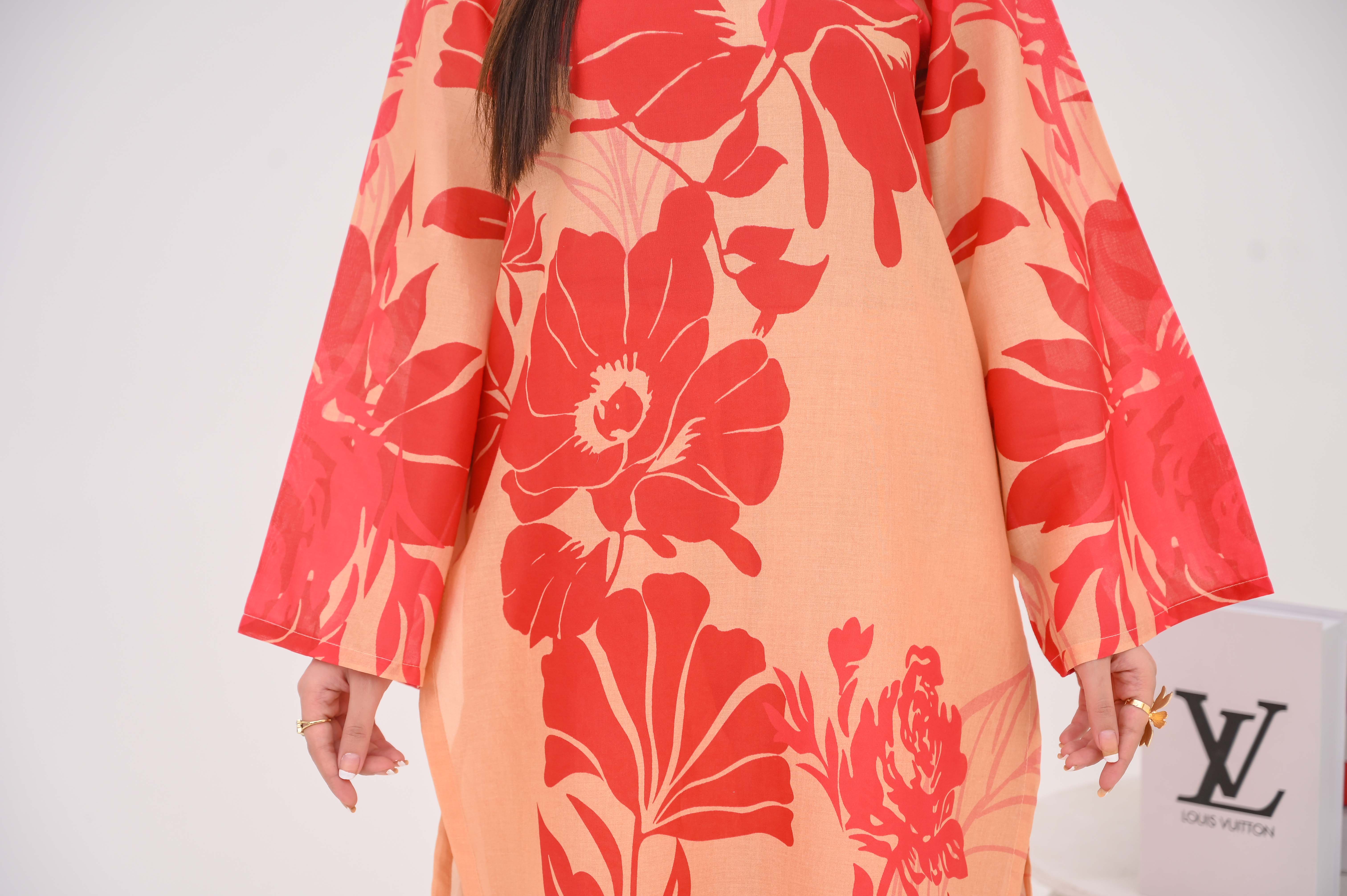 PRINTED SHIRT TROUSER-LAWN